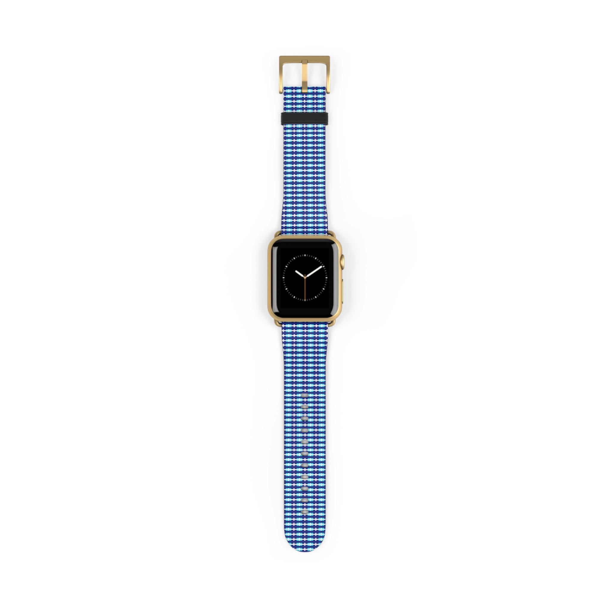 Blue Checkered Watch Band, Stylish Apple Watch Strap, Unisex Accessory, Perfect Gift for Any Occasion, Trendy Sports Band, Comfortable [...]