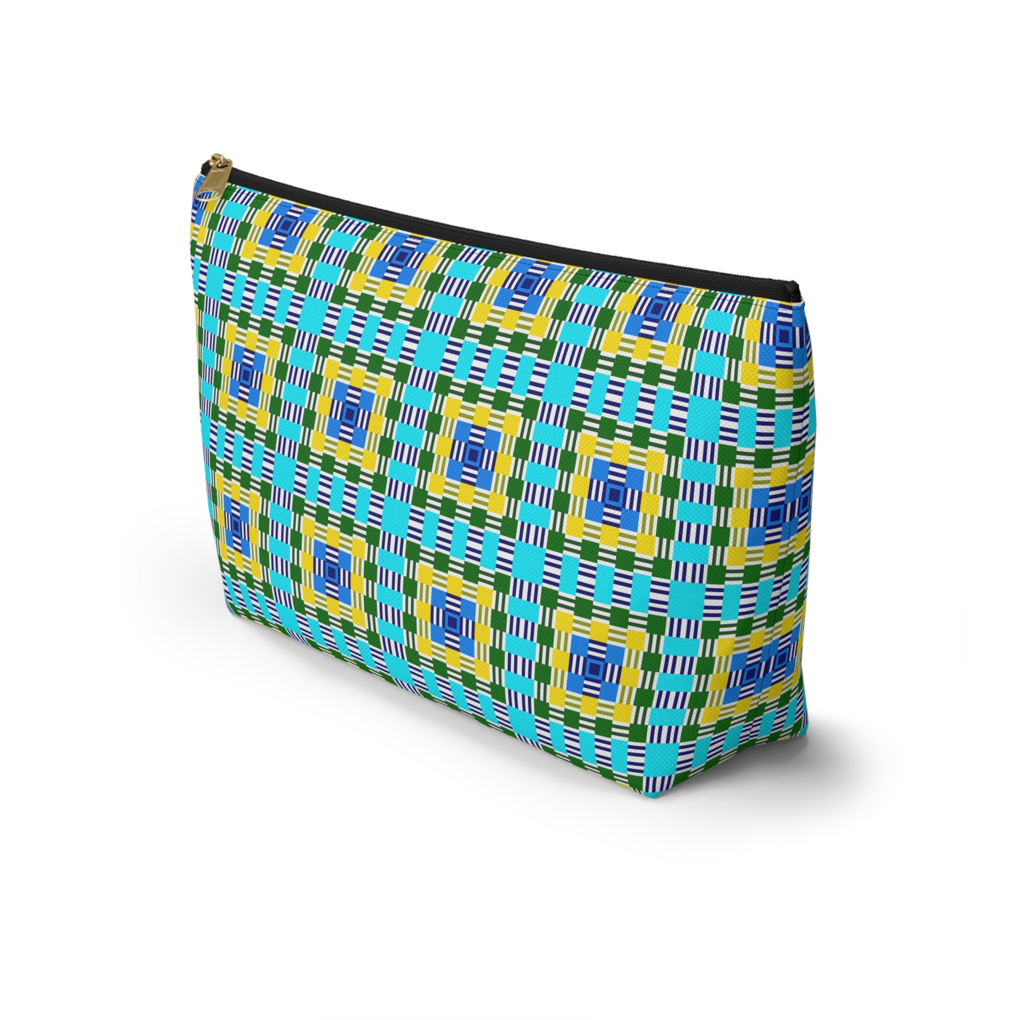 Colorful Geometric Accessory Pouch | Cute Organizing Travel Bag, Make-up Case, Pencil Holder, Gift Idea for Friends