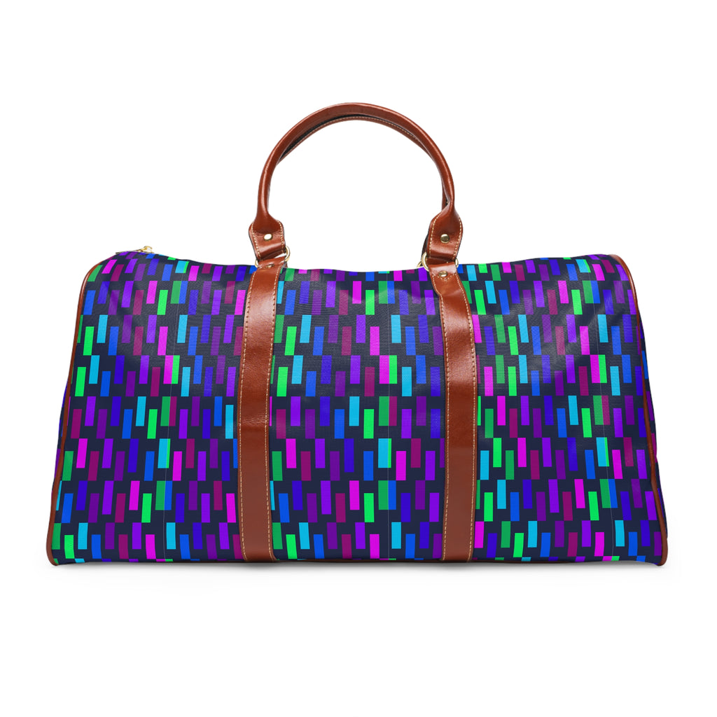 Colorful Waterproof Travel Bag - Perfect for Weekend Getaways, Gym, and More, Ideal for Adventurers, Students, Festival Goers, [...]