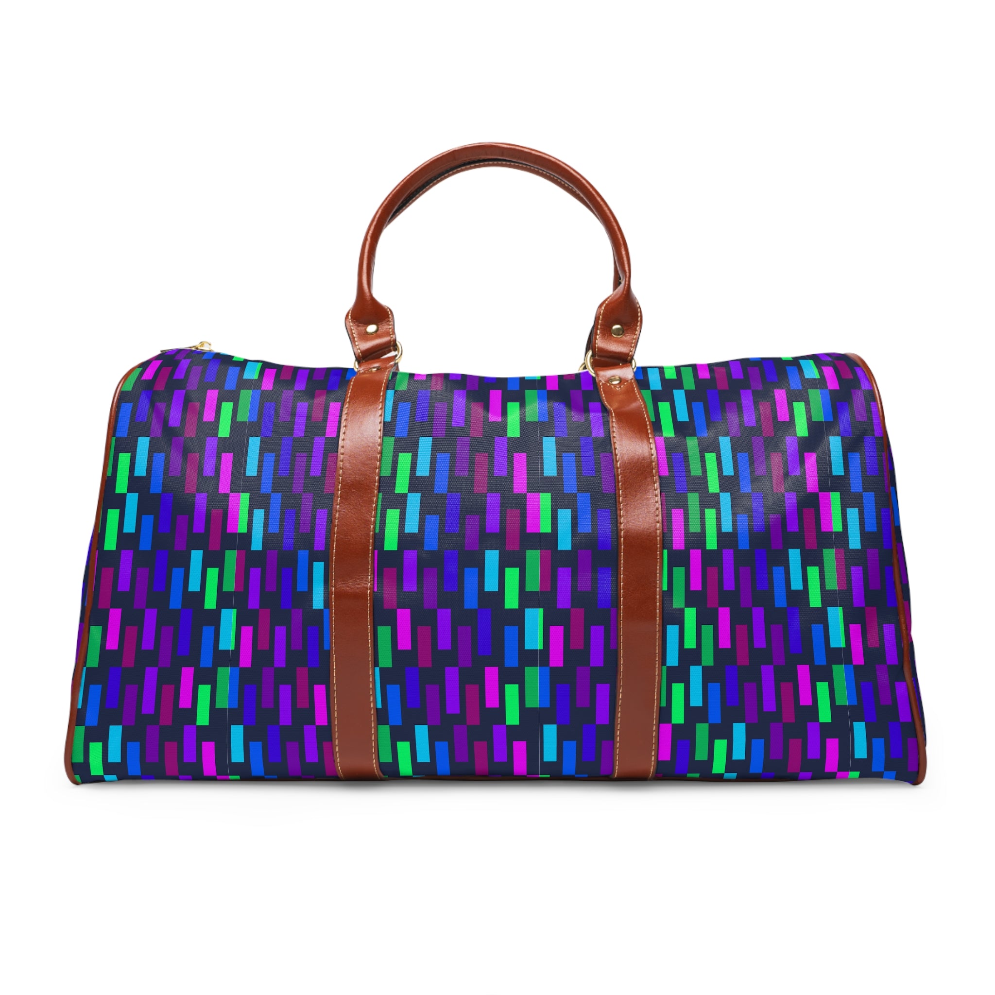 Colorful Waterproof Travel Bag - Perfect for Weekend Getaways, Gym, and More, Ideal for Adventurers, Students, Festival Goers, [...]