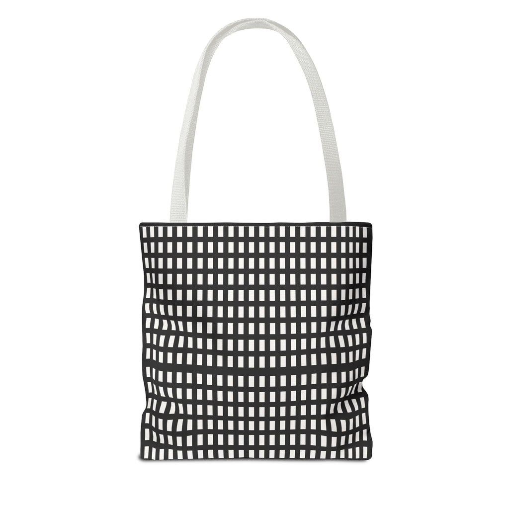 Stylish Geometric Tote Bag, Modern Shopper, Beach Bag, Gift for Her, Eco-Friendly Grocery Bag, Art Print Handbag