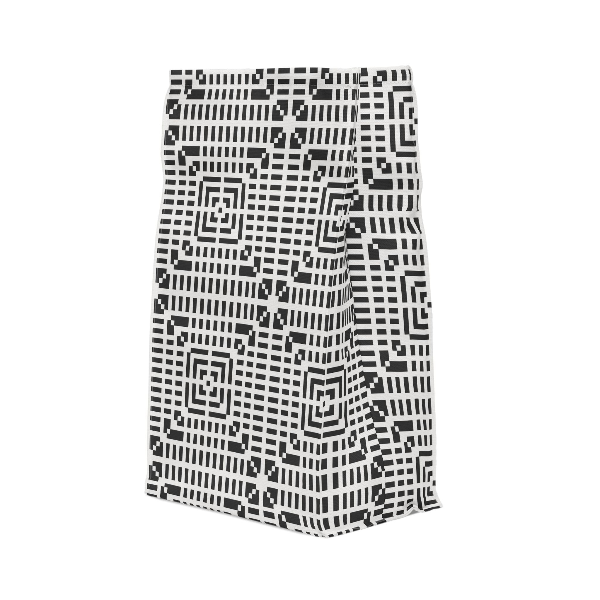 Stylish Polyester Lunch Bag, Modern Lunch Tote, Reusable Food Carrier, Eco-friendly Snack Bag, Minimalist Design