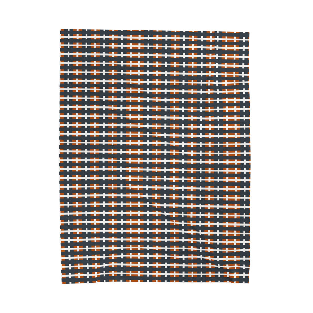 Cozy Velveteen Plush Blanket - Perfect for Home, Gift, Holiday Decor, Warmth, Softness, U of Austin