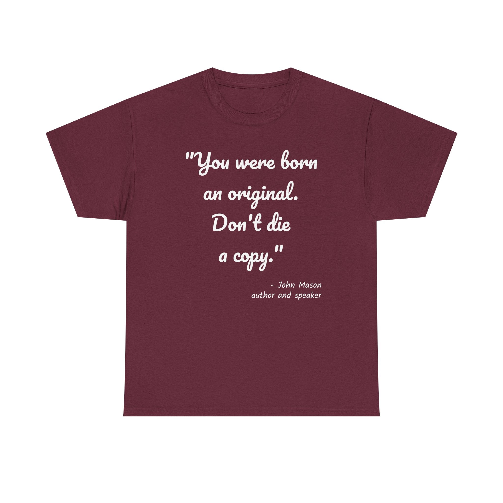 Inspirational Quote Unisex Tee, Motivational Cotton Shirt, Gift for Creatives, Original Design Tee, Everyday Wear
