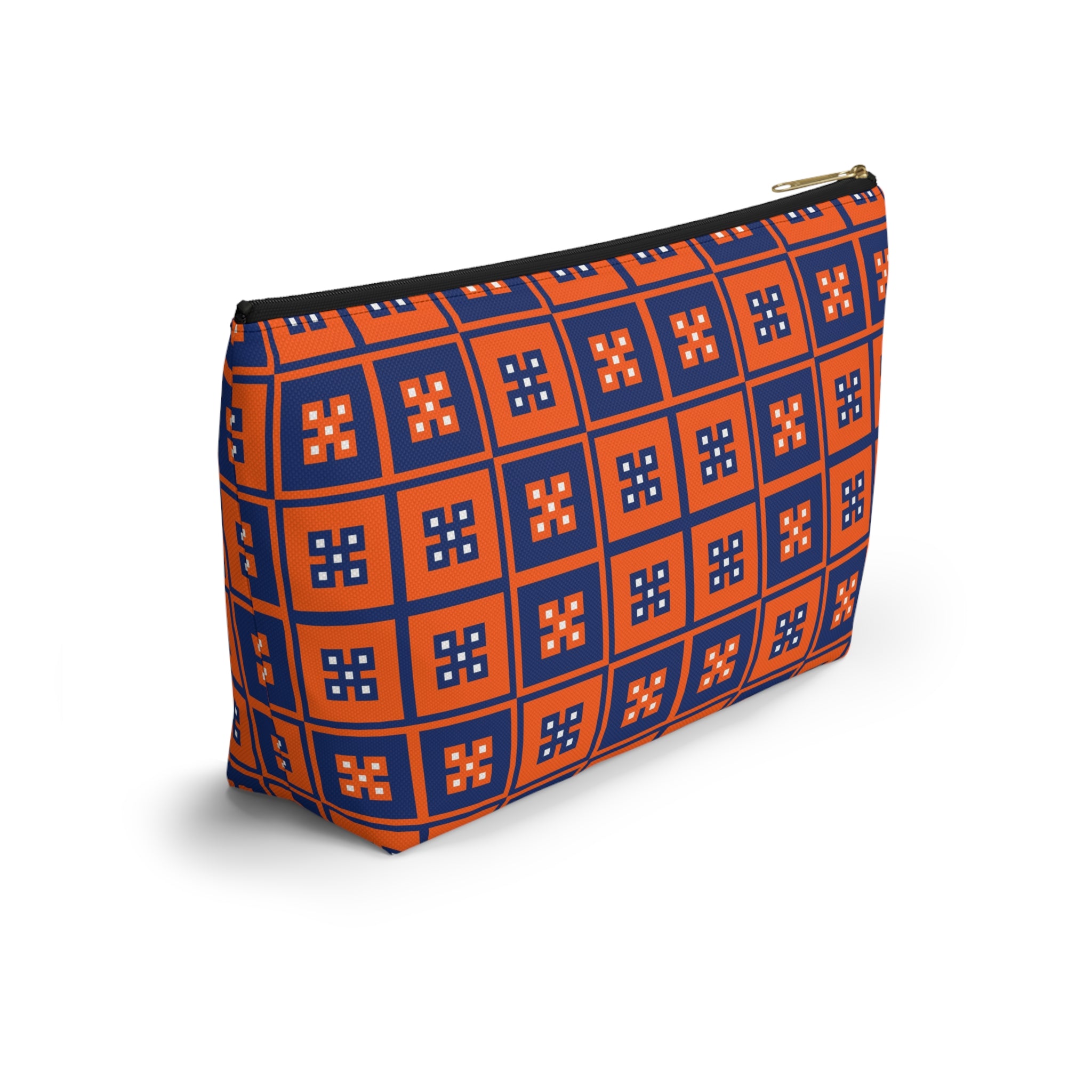 Vibrant T-bottom Accessory Pouch for Essentials, Makeup Organizer, Travel Bag, Gift for Friends, Eco-friendly Design