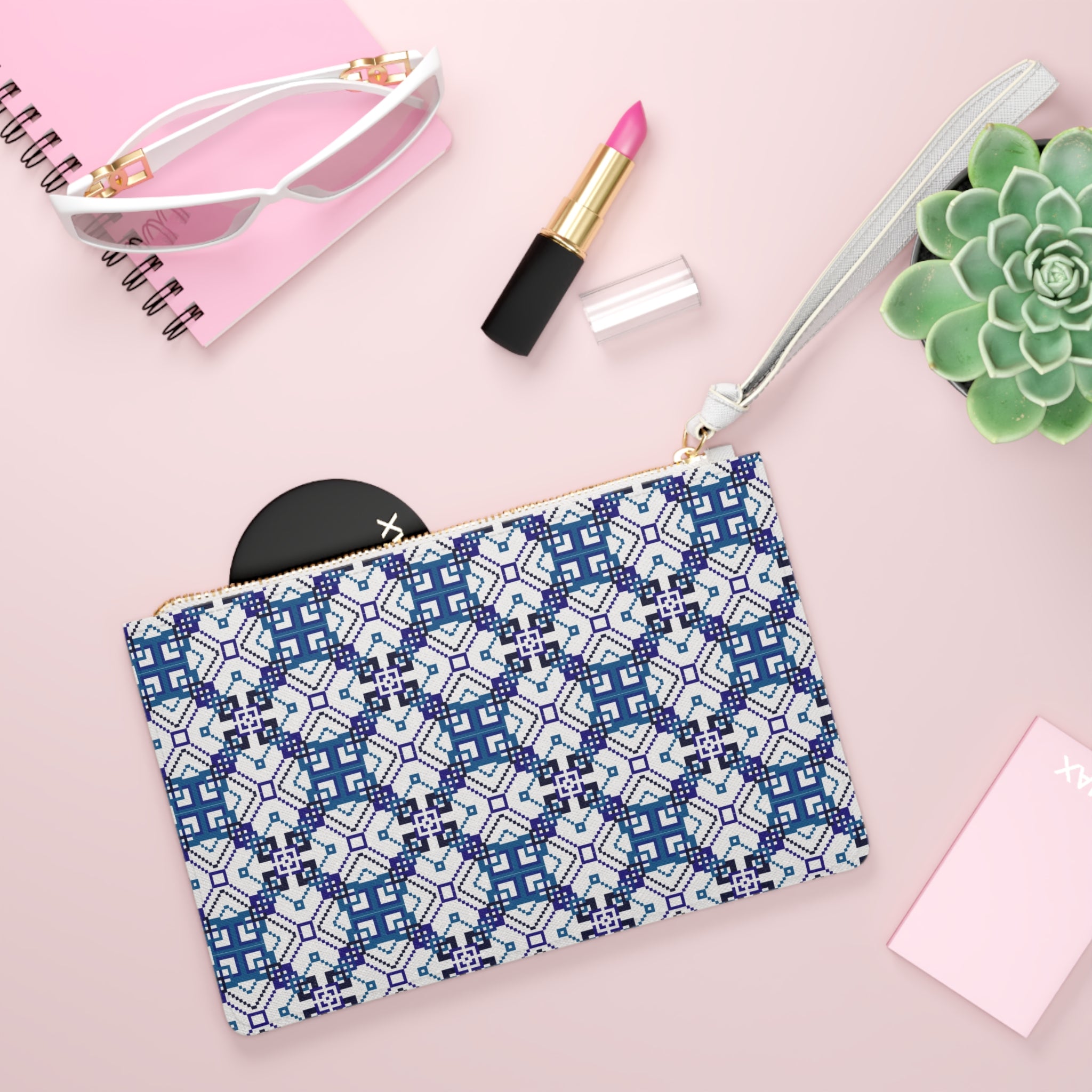 Geometric Pattern Clutch Bag | Stylish Handbag for Parties, Casual Outings, Gifts, Fashion Accessories, Daily Use