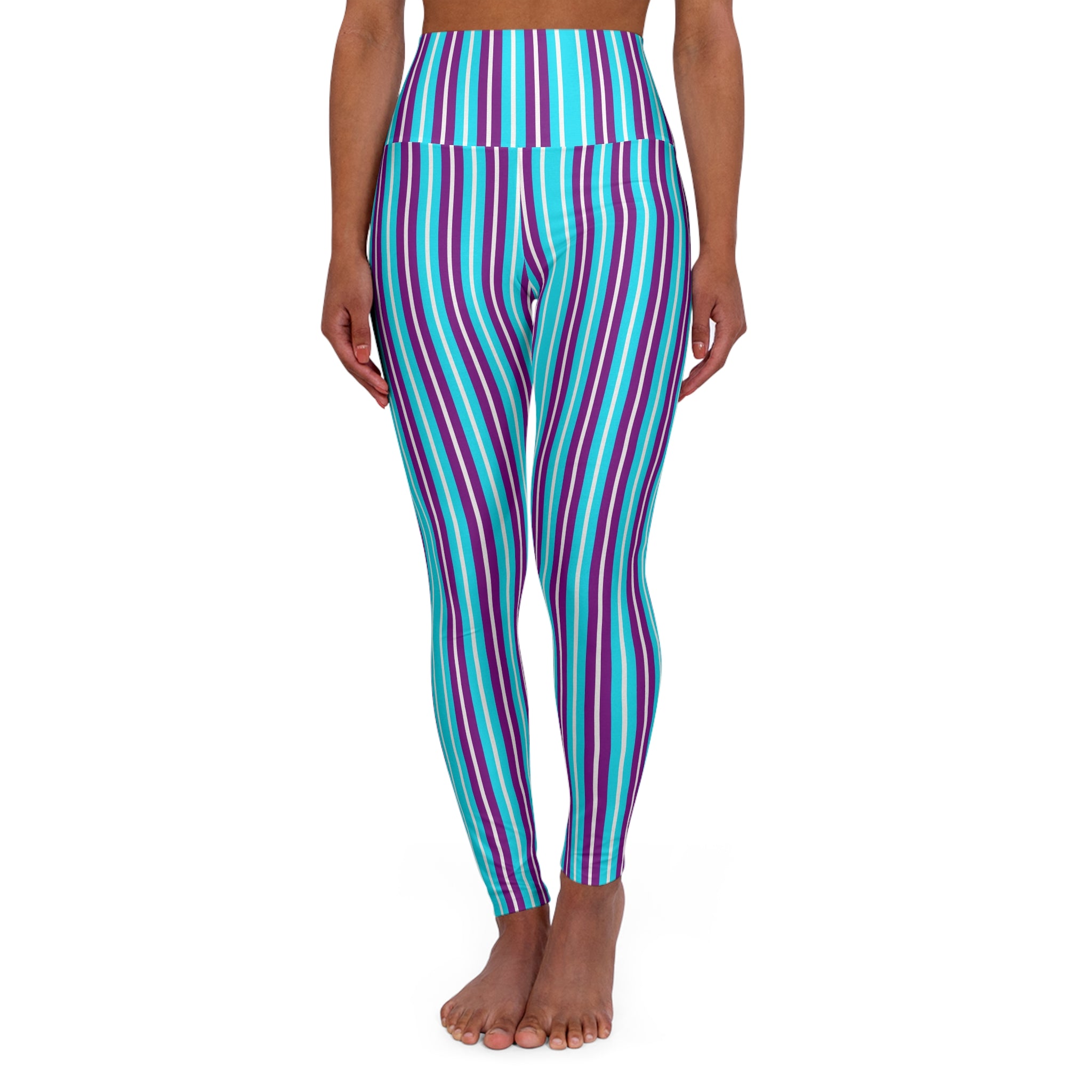 High Waisted Yoga Leggings, Colorful Workout Leggings, Fitness Leggings, Activewear for Women, Yoga Outfit, Casual Leggings