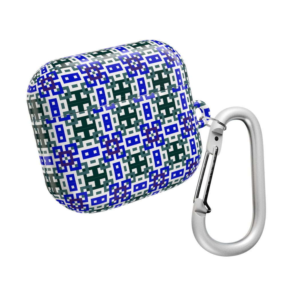 Stylish AirPod Case with Geometric Pattern - Customizable Earbud Protector for Gifts, Fashion Accessory, Tech Gadget Cover, Travel [...]