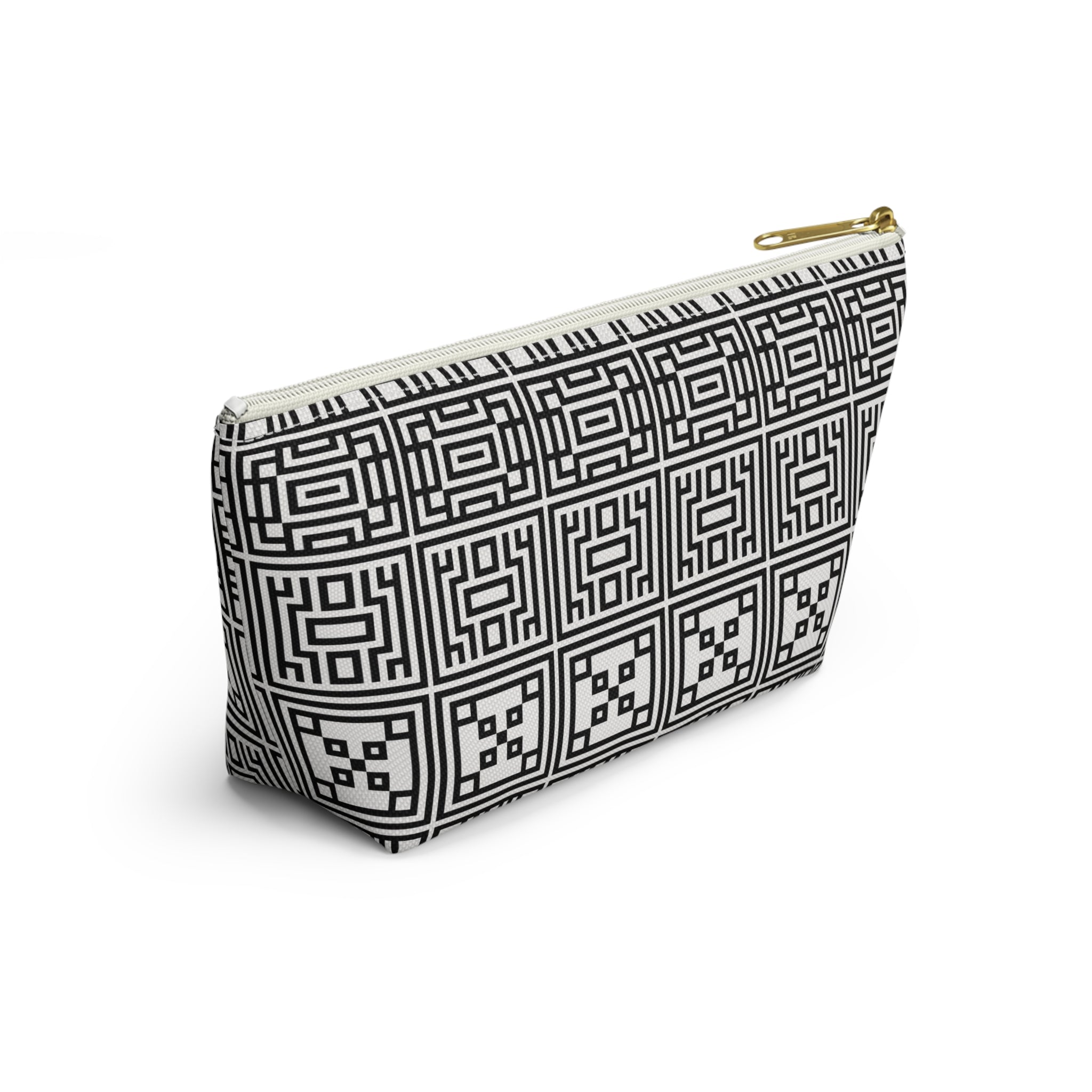 Chic Geometric Accessory Pouch - Perfect for Travel, Makeup, or Everyday Use, Stylish Gift for Friends and Family