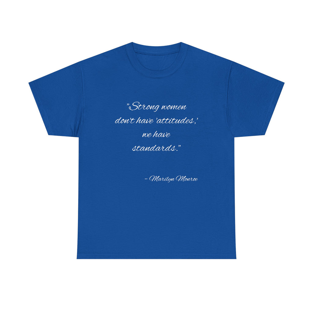 Strong Women Unisex Heavy Cotton Tee - Empowerment Shirt, Inspirational Apparel, Gift for Her, Birthday Gift, Motivational Quote Tee