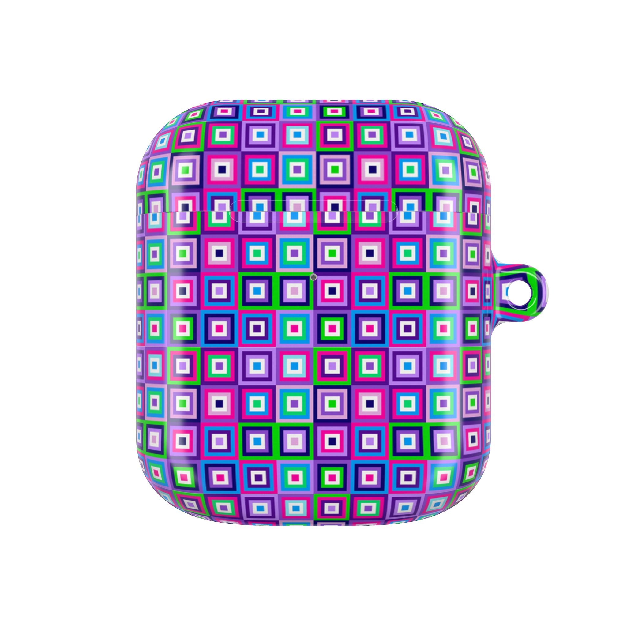 Colorful Geometric AirPod Cases – Trendy Accessory, Gift for Music Lovers, Fun Tech Style, Cute AirPods Cover, Modern Tech Gadget