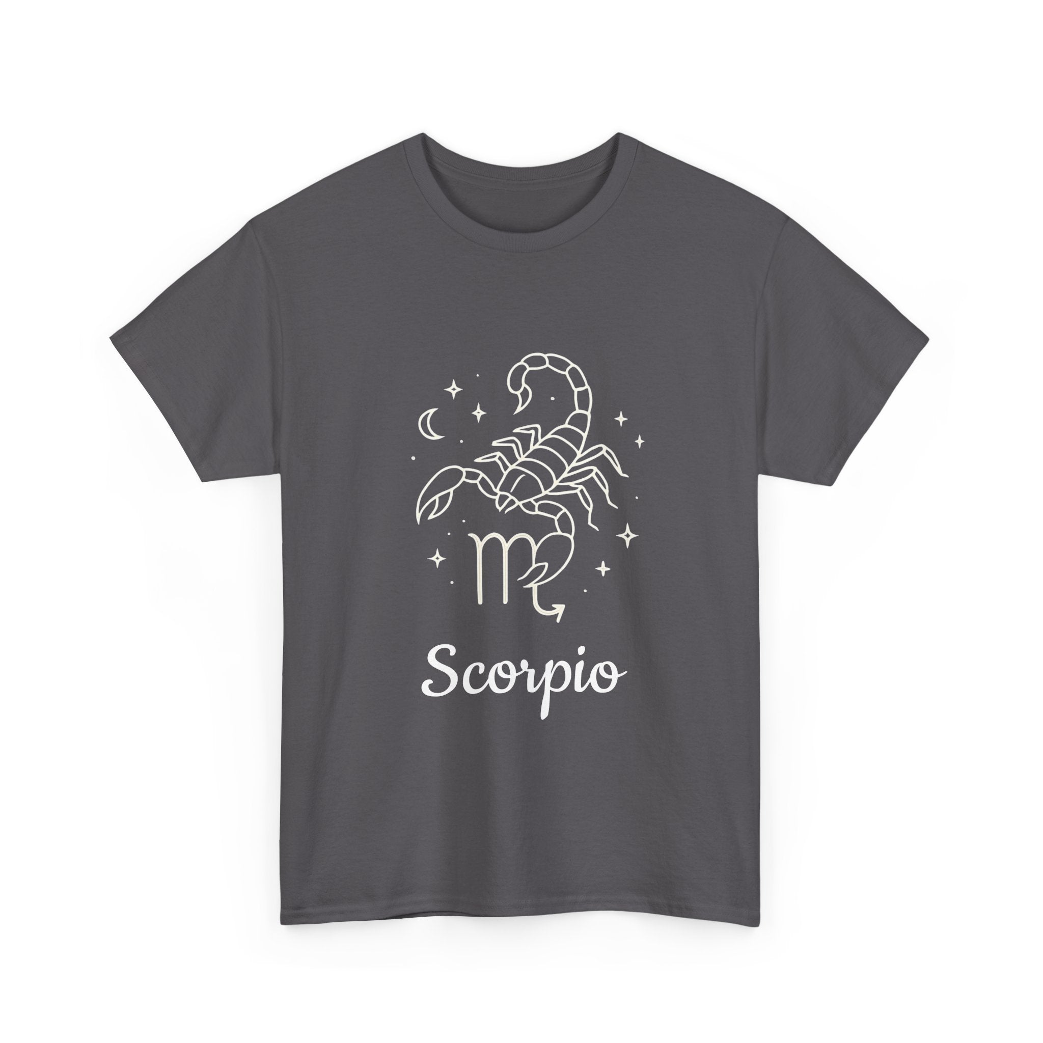 Scorpio Zodiac T-Shirt, Astrology Tee, Horoscope Gift, Casual Wear, Birthday Apparel, Unisex Heavy Cotton Tee