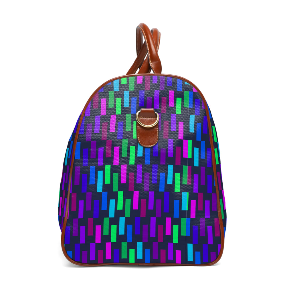 Colorful Waterproof Travel Bag - Perfect for Weekend Getaways, Gym, and More, Ideal for Adventurers, Students, Festival Goers, [...]