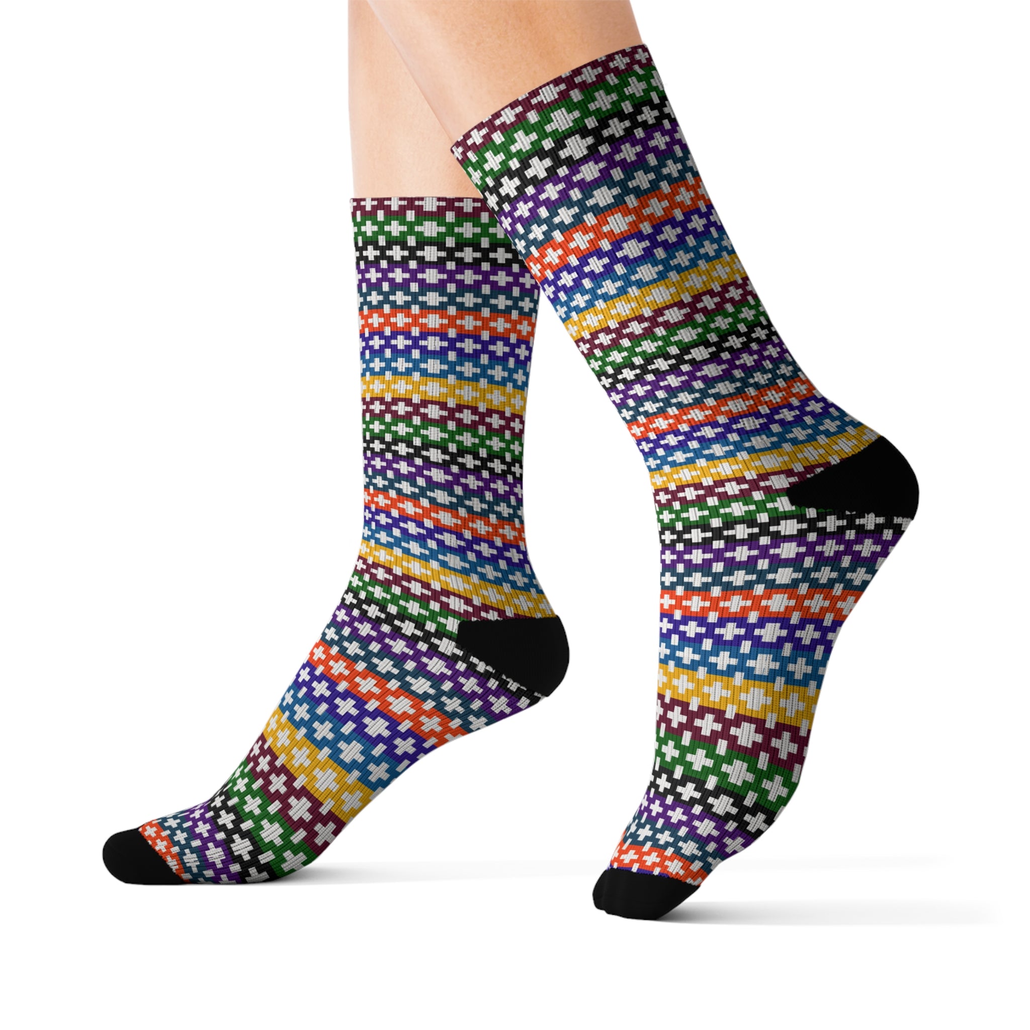 Colorful Patterned Socks for Comfort and Style, Cozy Gift for Holidays, Fun Fashion, Unique Accessories, Sock Lover Gift