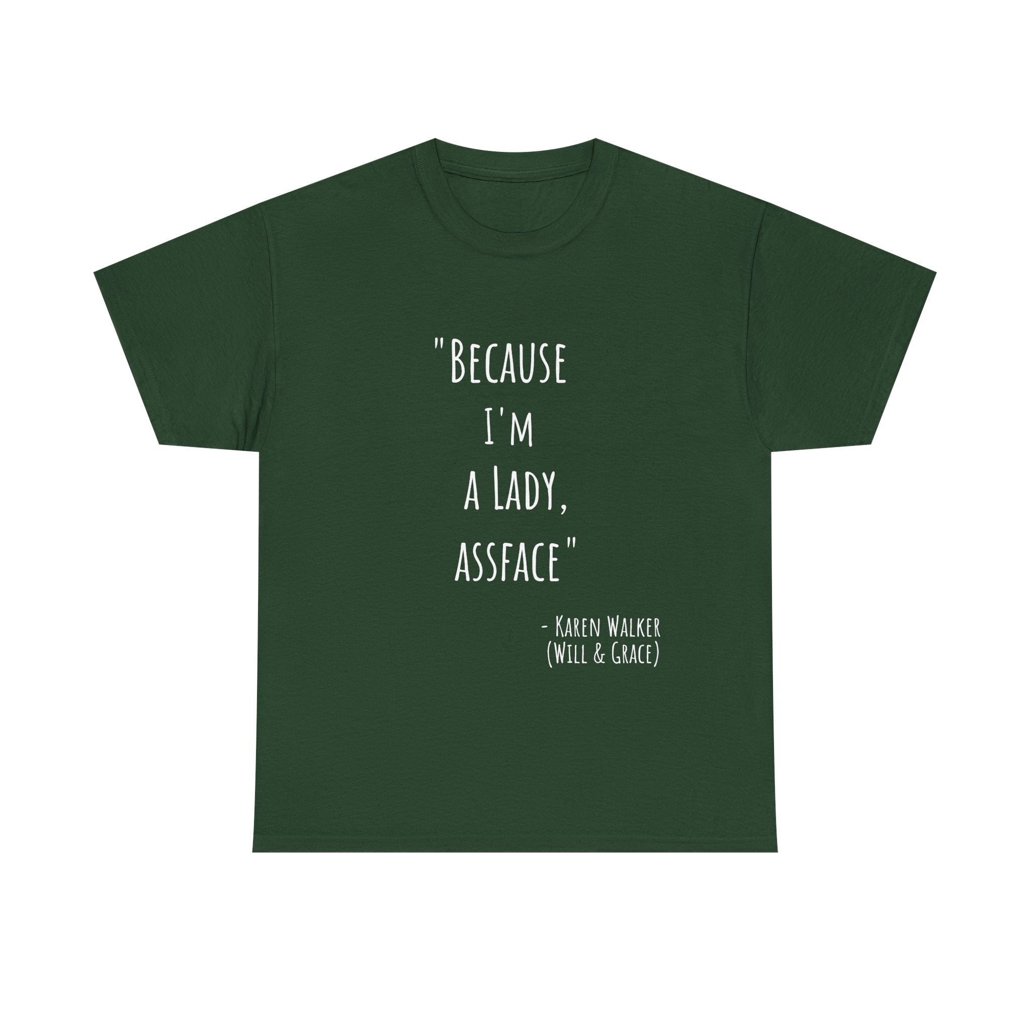 Funny Quote Tee - Unisex Heavy Cotton T-Shirt, Perfect Gift for Birthdays, Casual Wear, Comedy Fans, Self-Expression, Unique Merchandise