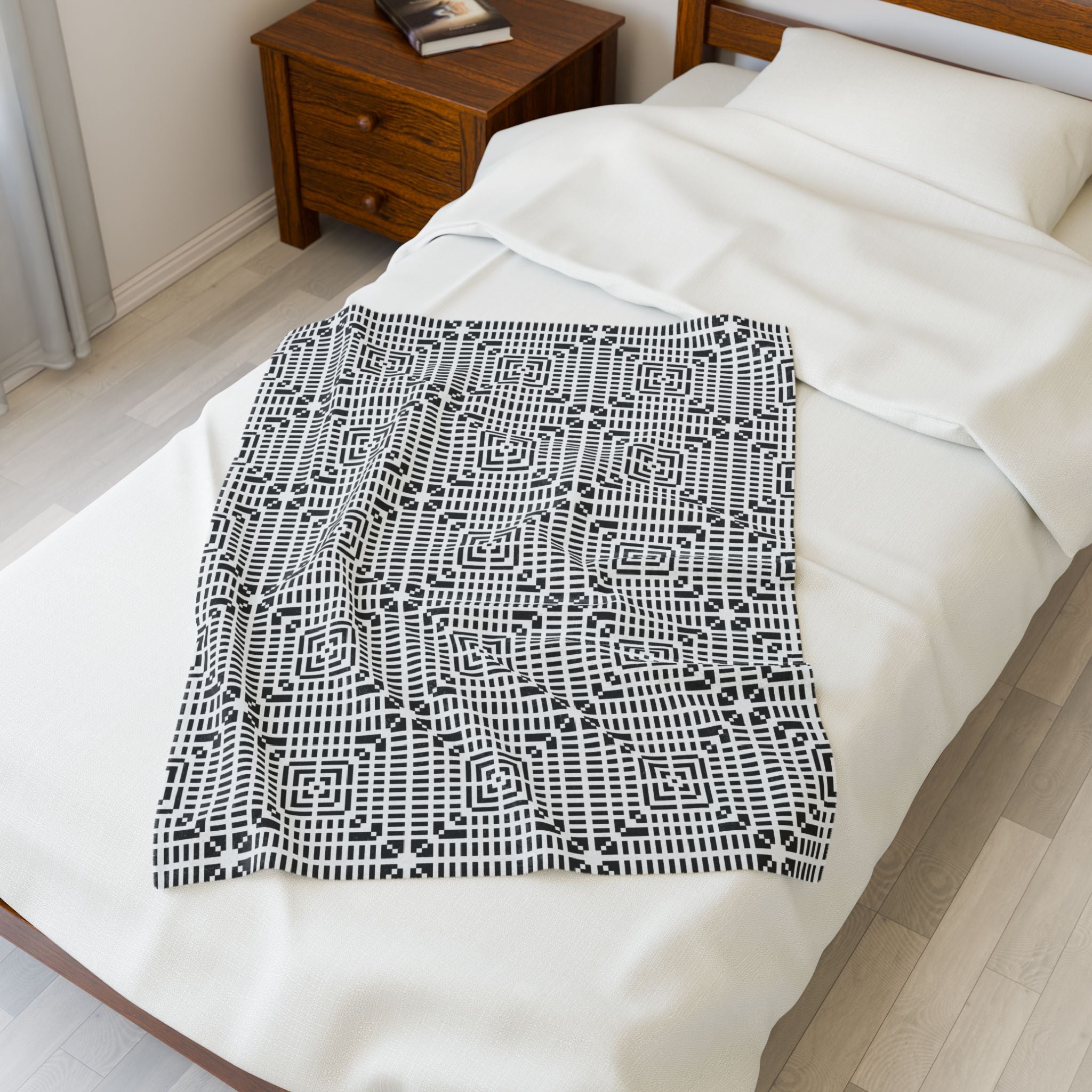 Cozy Velveteen Plush Blanket for Home, Perfect for Gift, Decor, Warmth, All Seasons, Ideal for Lounging & Relaxing