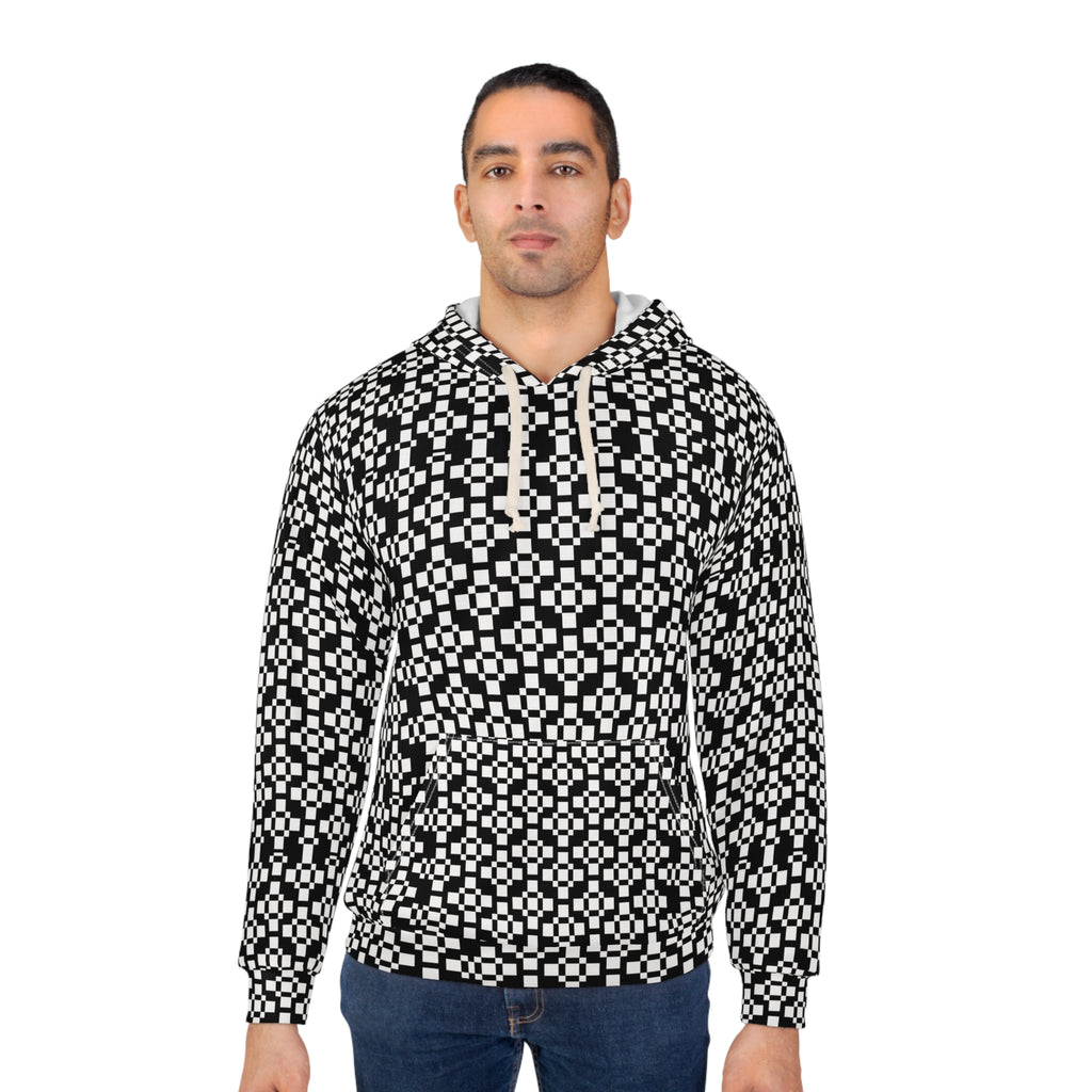 Chic Unisex Pullover Hoodie, Cozy Zip-Up, Gift for Him/Her, Fashionable Layering, Trendy Streetwear
