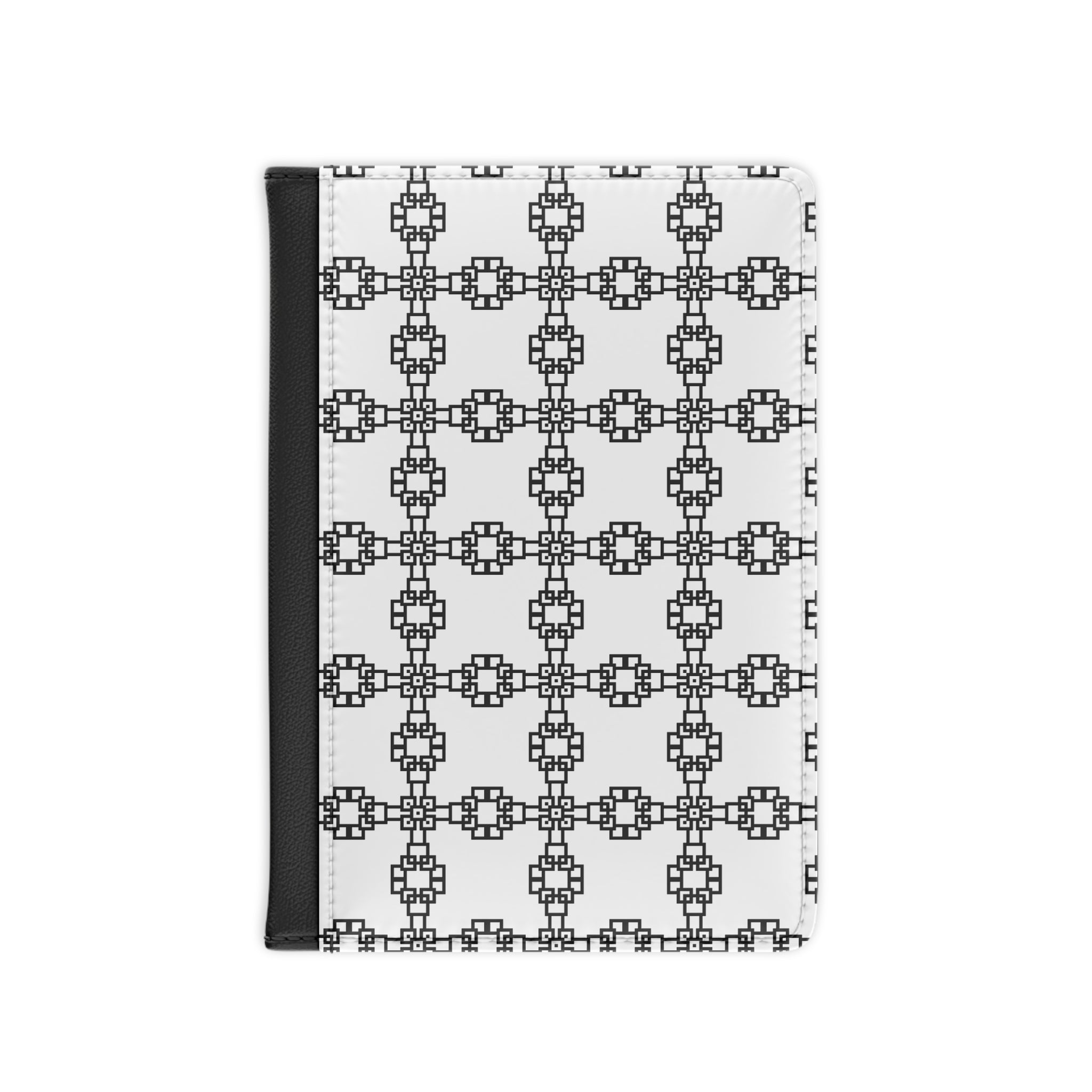 Chic Passport Cover for Travelers, Stylish Travel Accessory, Unique Gift for Wanderers, Customizable Passport Holder, Black and White [...]