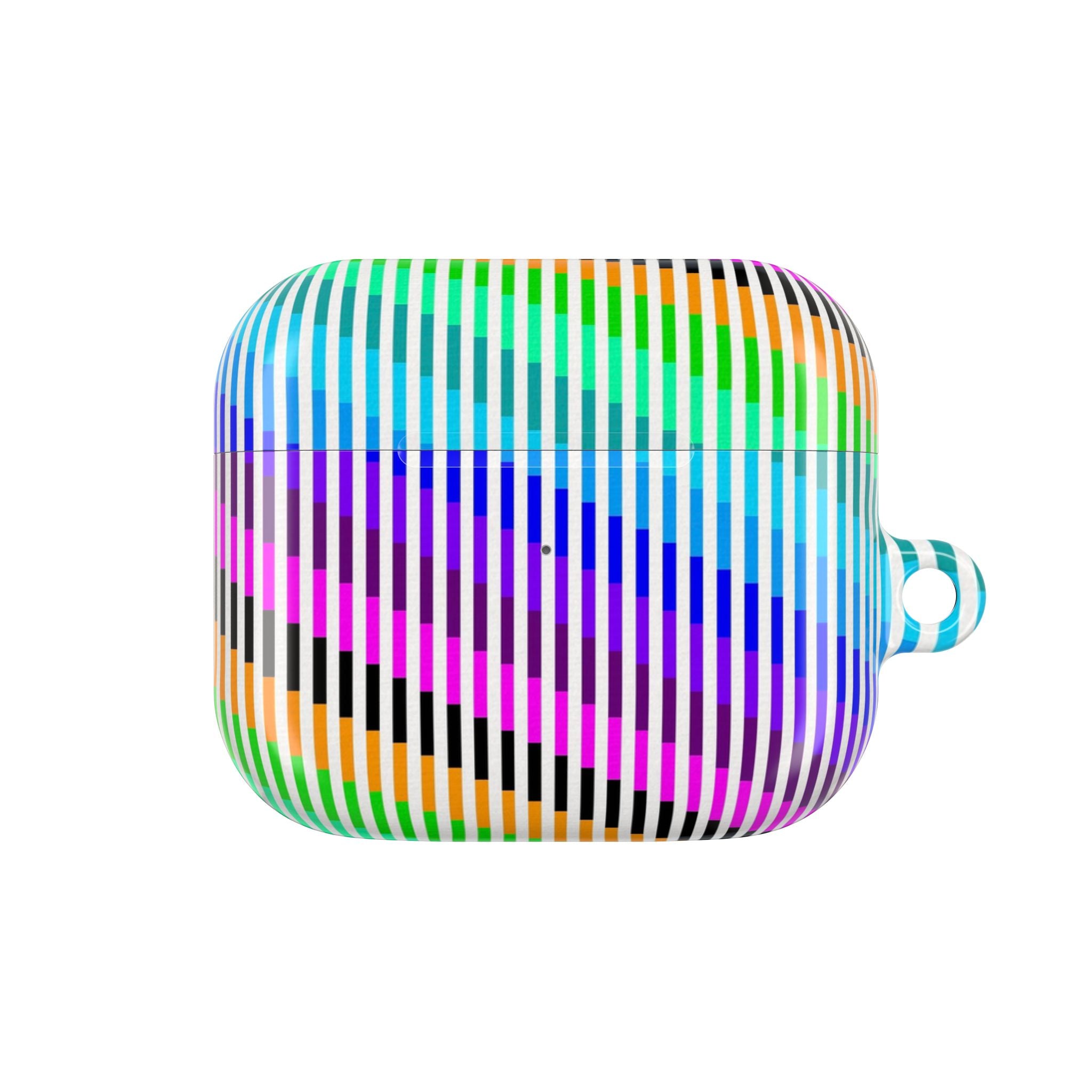 Colorful Rainbow AirPod Case Cover, Trendy Protection, Gift for Music Lovers, Fun Accessory, Summer Vibes, Unique Design