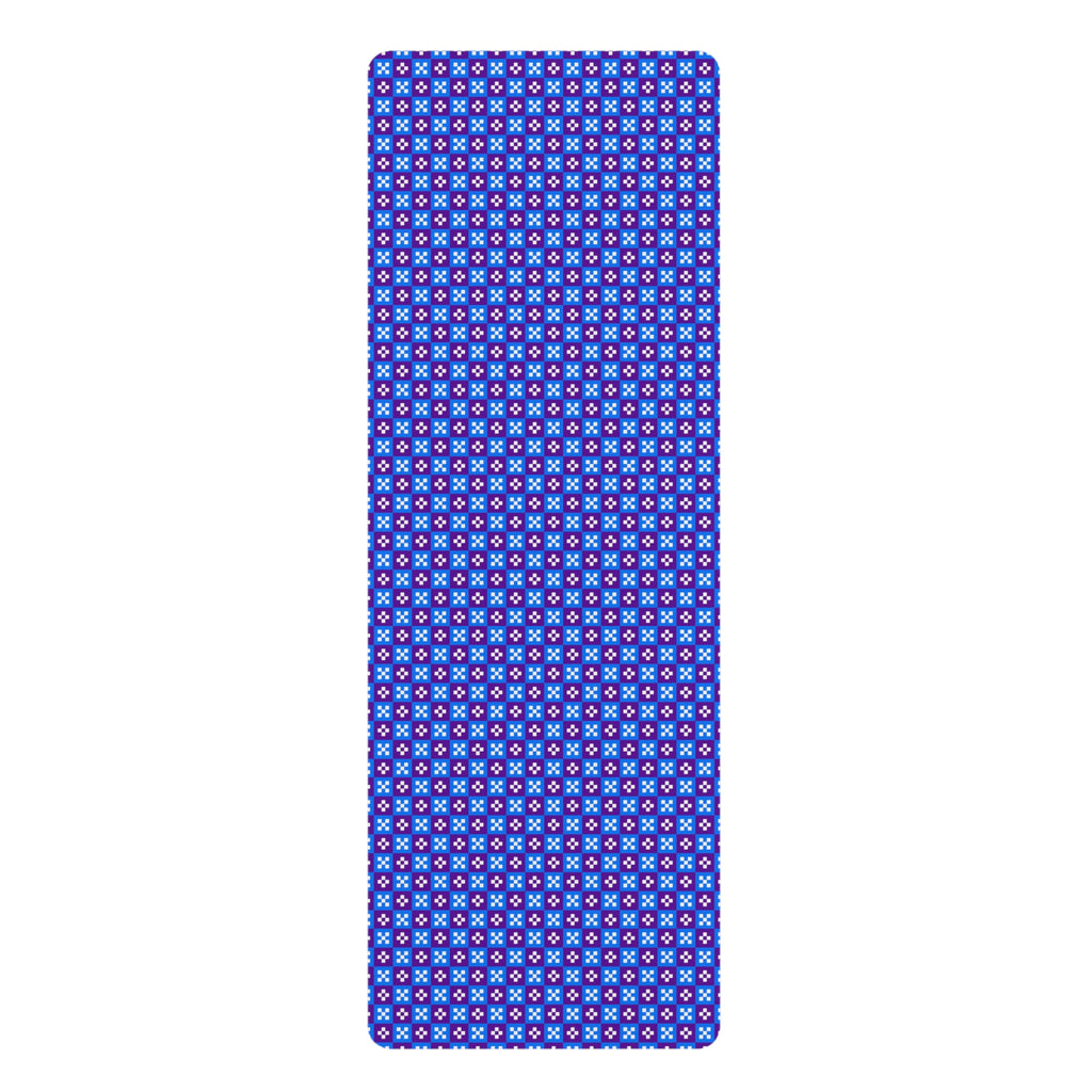 Bohemian Rubber Yoga Mat, Eco-Friendly Exercise, Non-Slip Surface, Gift for Yoga Lovers, Fitness Mat for Home or Studio