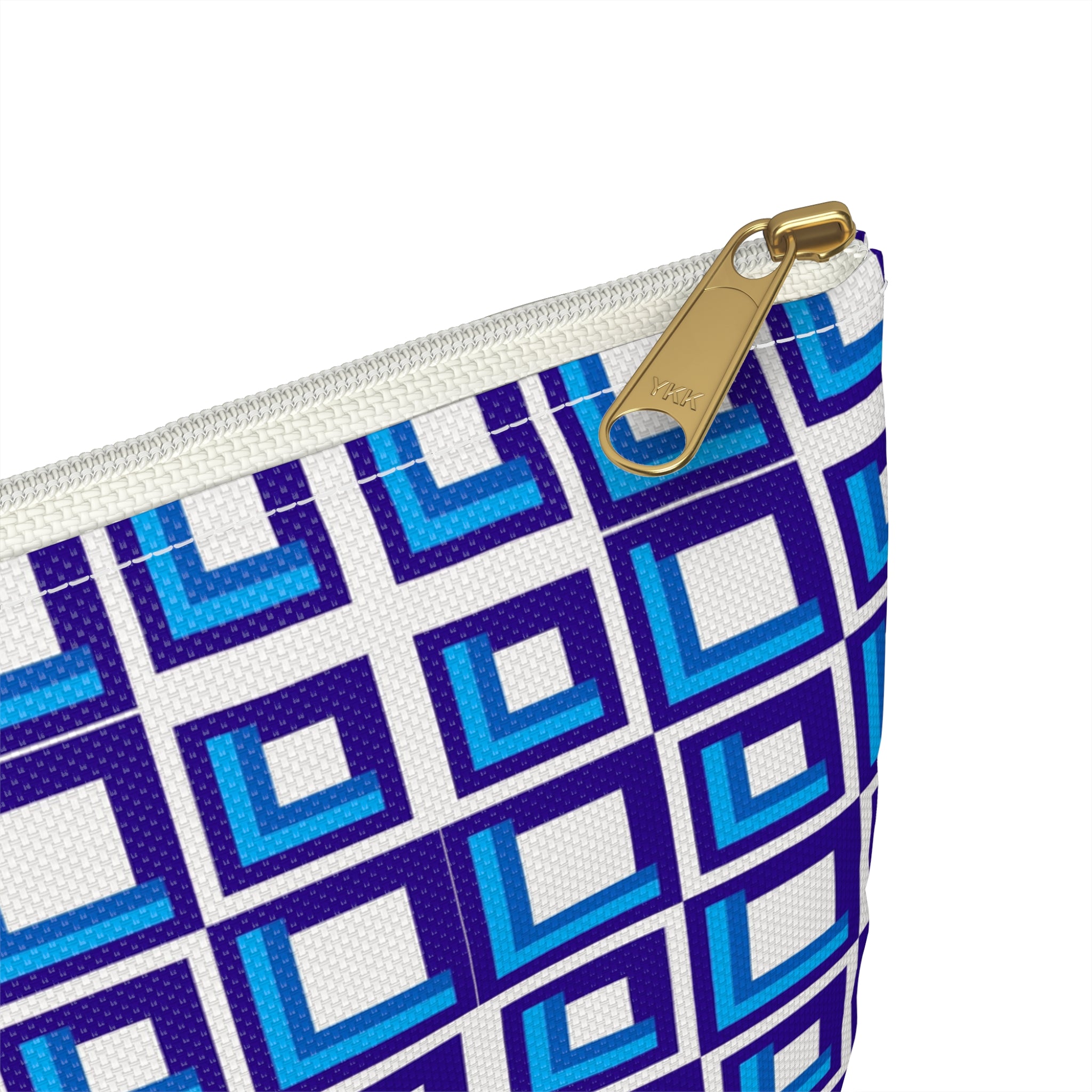 Chic Geometric Accessory Pouch, Colorful Makeup Bag, Cosmetic Organizer, Gift for Her, Travel Essentials