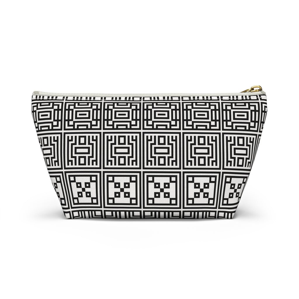 Chic Geometric Accessory Pouch - Perfect for Travel, Makeup, or Everyday Use, Stylish Gift for Friends and Family