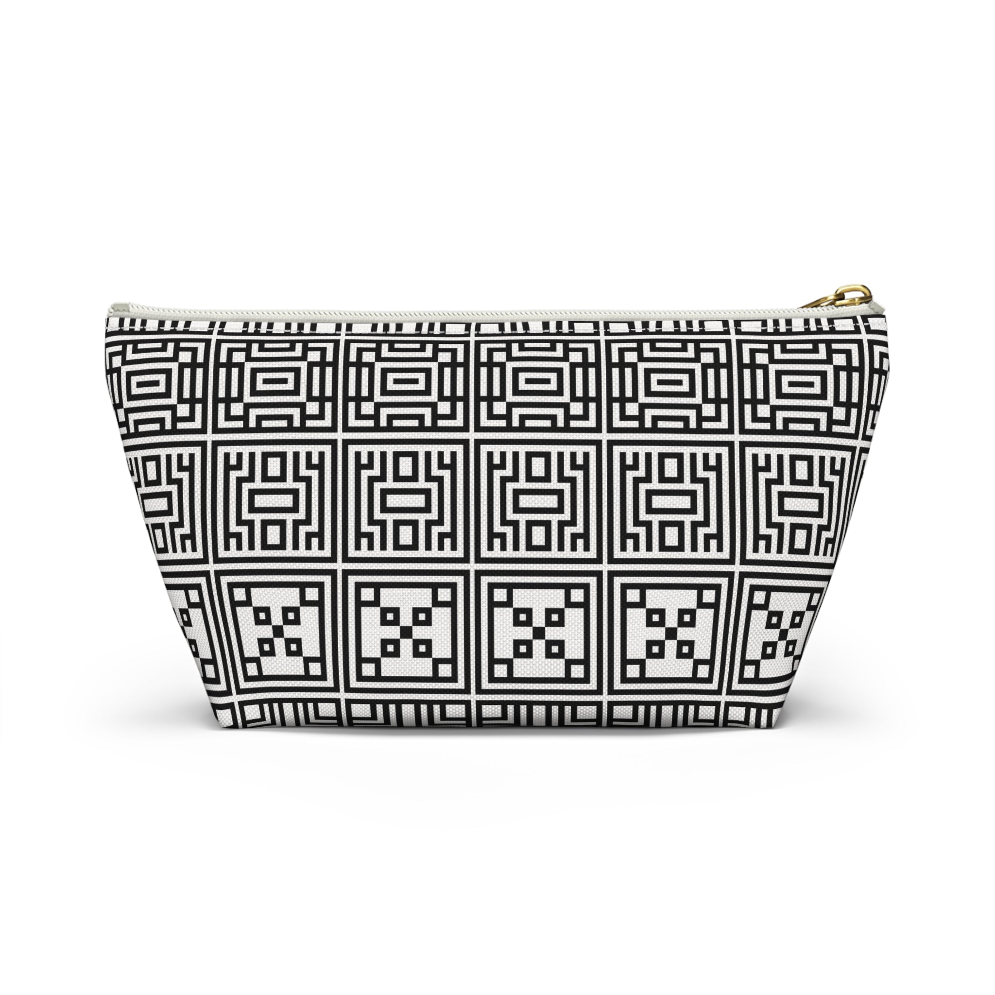 Chic Geometric Accessory Pouch - Perfect for Travel, Makeup, or Everyday Use, Stylish Gift for Friends and Family
