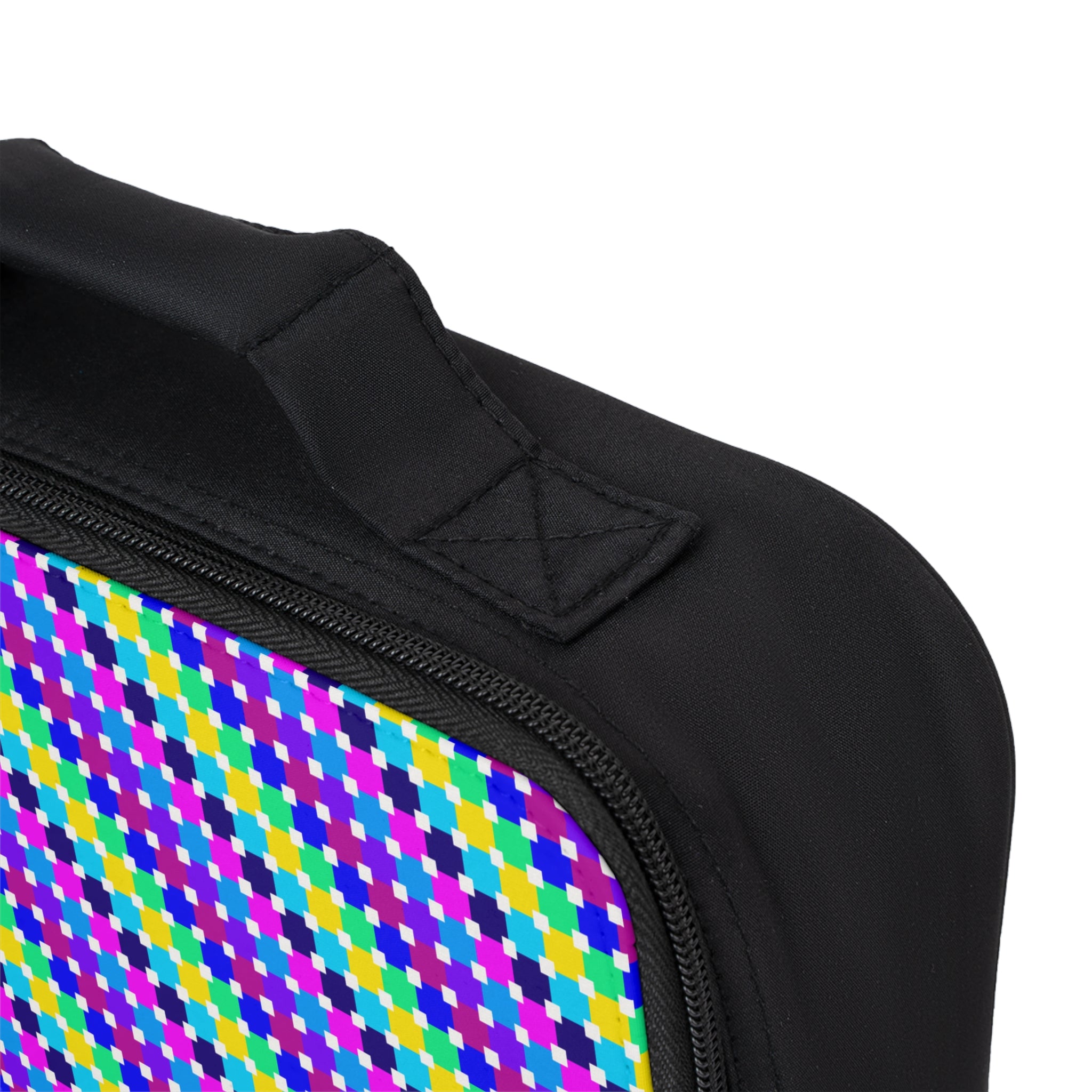Colorful Geometric Lunch Bag - Stylish Meal Carrier, Insulated Lunch Tote, School Bags, Picnic Essentials, Gift for Kids, Adults