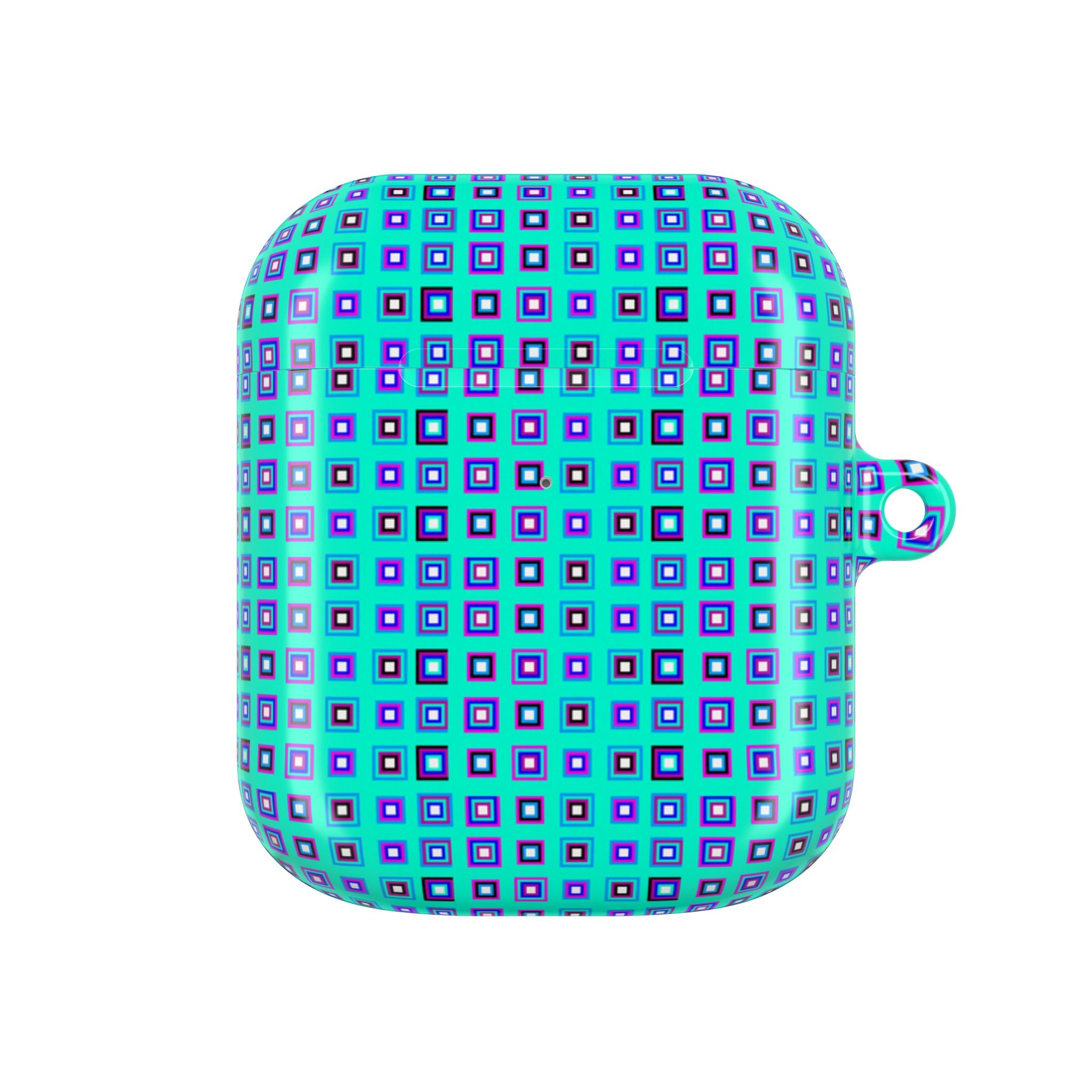 Stylish AirPod Cases with Colorful Geometric Design, Cute AirPod Cover, Trendy Tech Accessory, Gift for Music Lovers