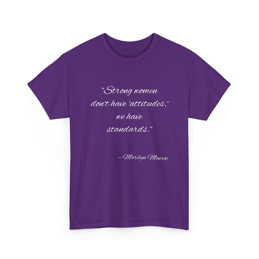 Strong Women Unisex Heavy Cotton Tee - Empowerment Shirt, Inspirational Apparel, Gift for Her, Birthday Gift, Motivational Quote Tee