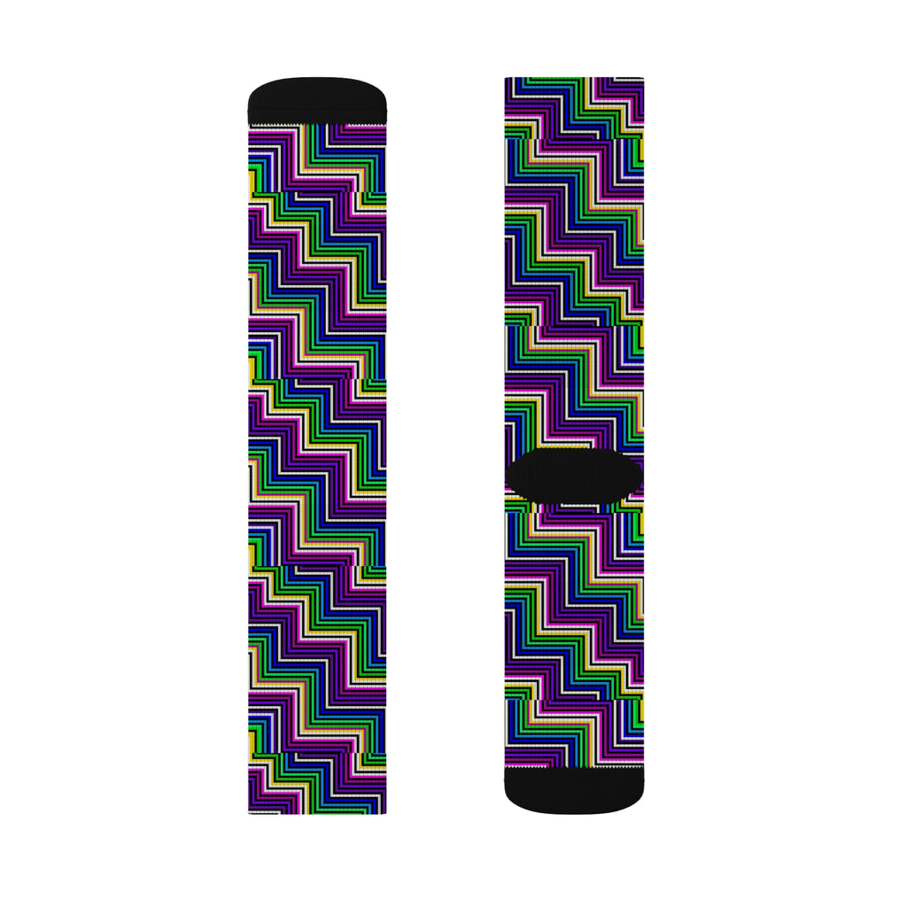 Vibrant Zigzag Sublimation Socks, Stylish Crew Socks, Unique Gift for Fashion Lovers, Cozy Casual Wear, Perfect for Holidays and [...]