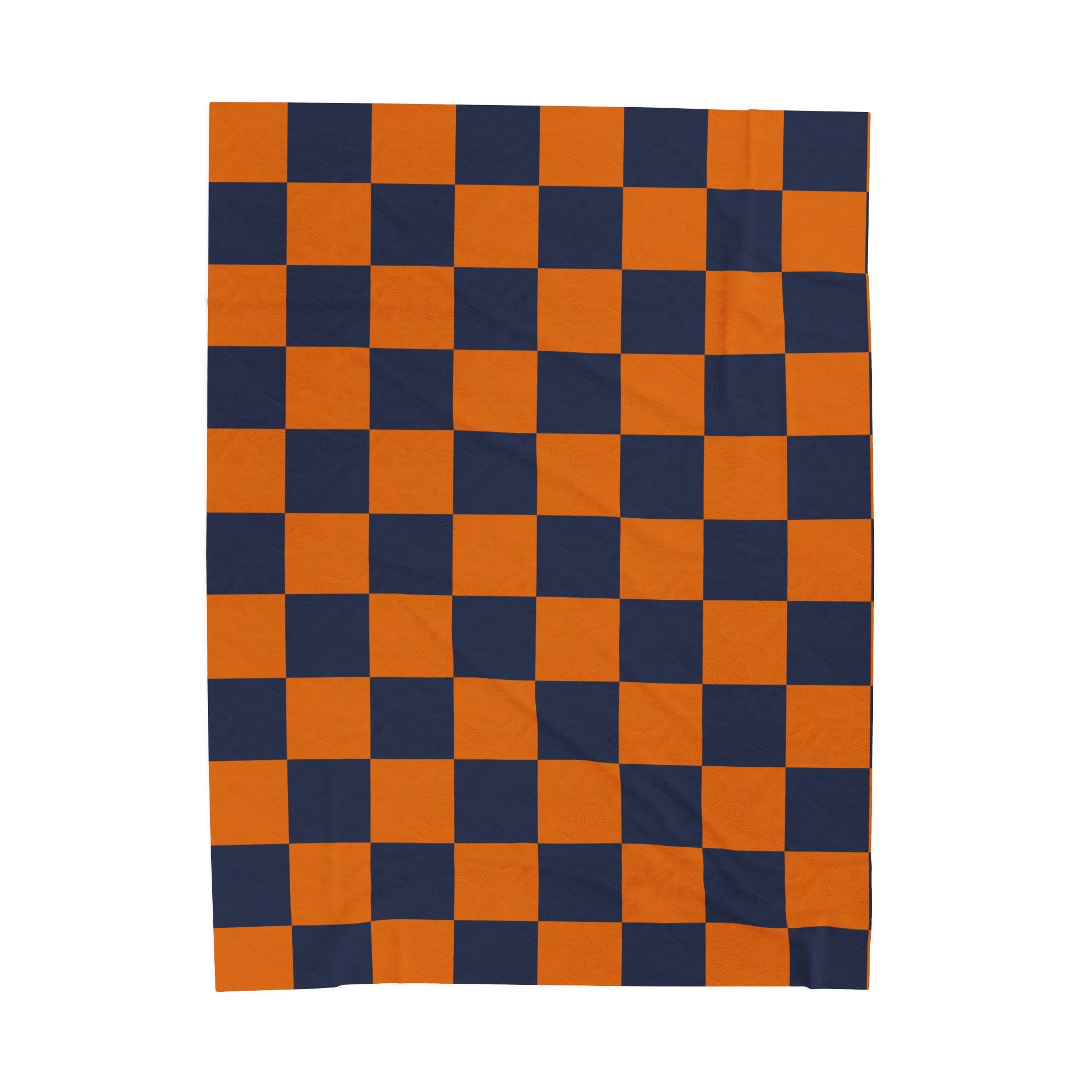Cozy Checkerboard Plush Blanket – Ideal Gift for Home, Warmth, Comfort, Fall Decor, Halloween, Sports Enthusiasts