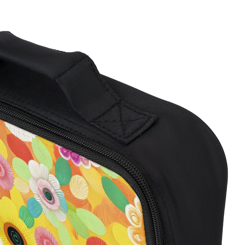 Colorful Floral Lunch Bag for Adults & Kids, Insulated Food Tote, Picnic Essentials, Back to School, Summer Outings, Gift Idea