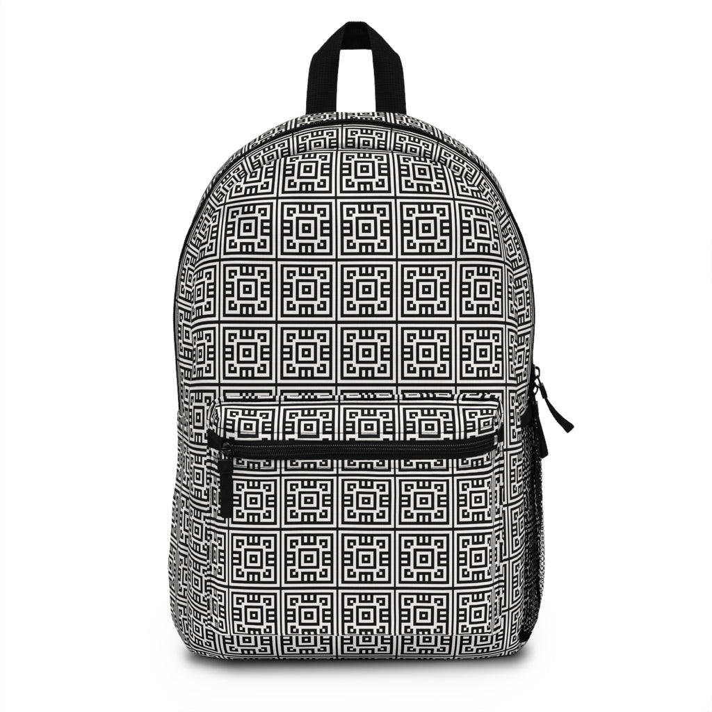 Stylish Geometric Backpack | Trendy School Bag, Everyday Carry, Travel Essentials, Unique Design, Gift for Students