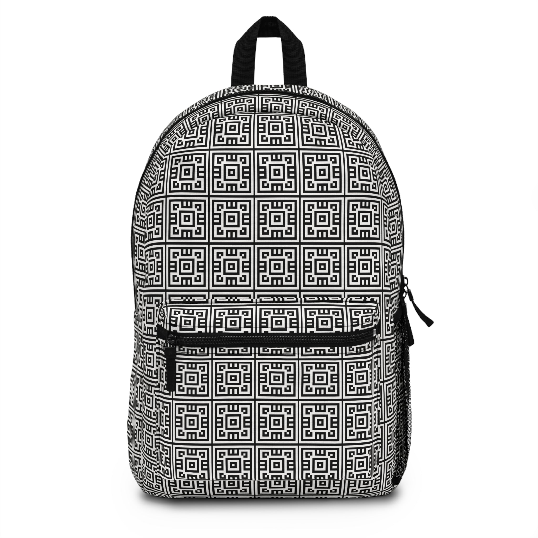 Stylish Geometric Backpack | Trendy School Bag, Everyday Carry, Travel Essentials, Unique Design, Gift for Students