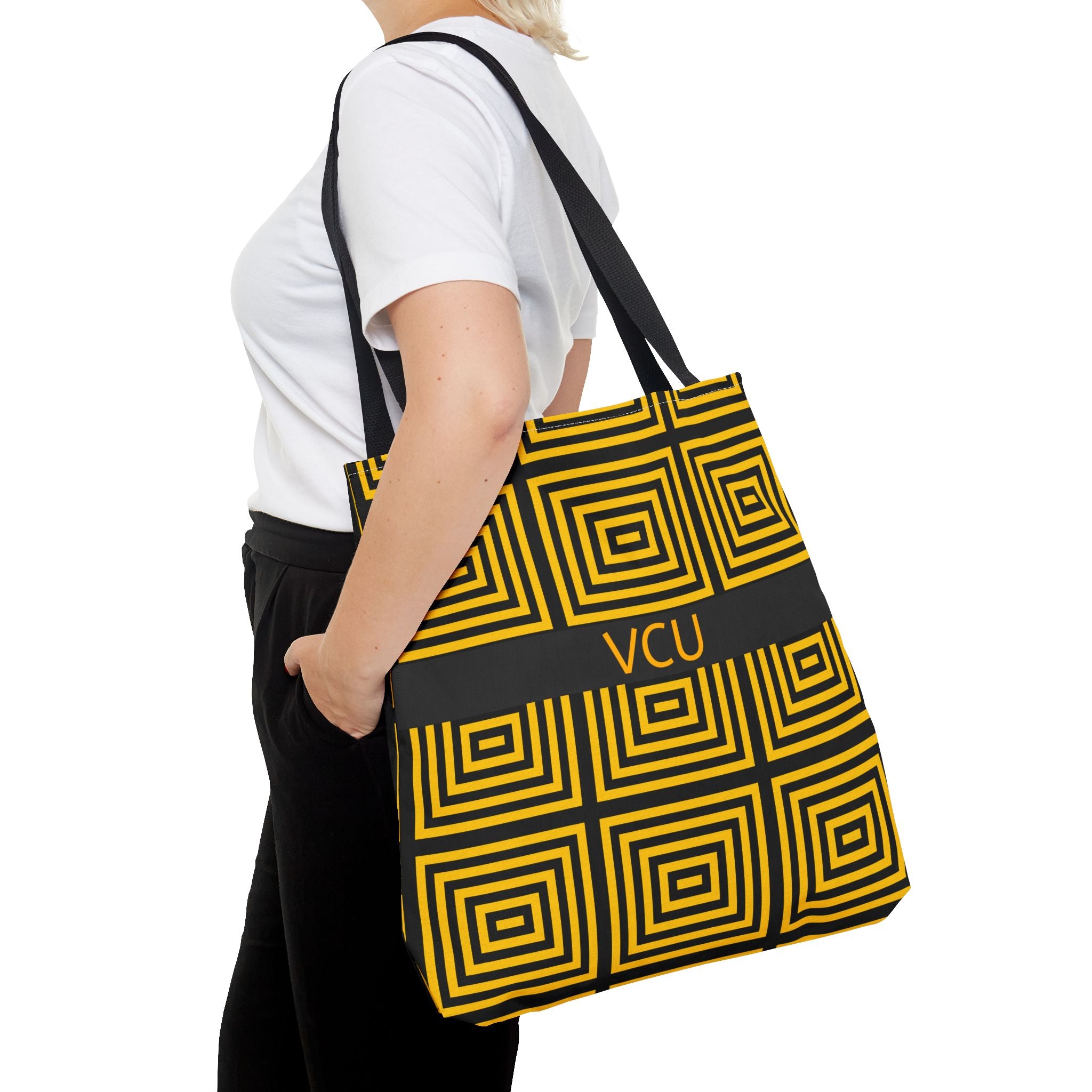 Stylish AOP Tote Bag for Everyday Use, Crossbody Bag, Fashionable Shopping Bag, Gift for Students, Perfect for College