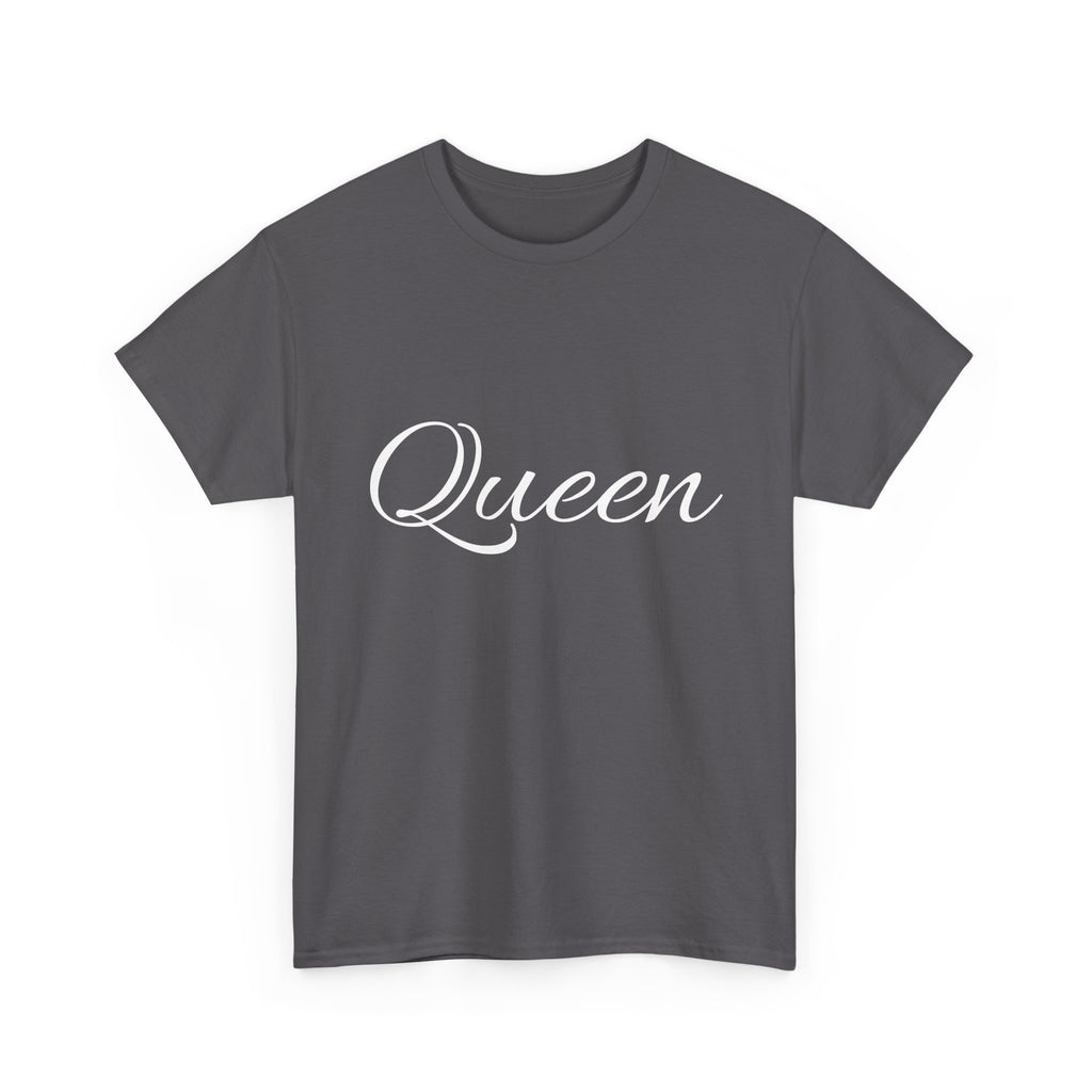 Queen Unisex Heavy Cotton Tee, Stylish Tee, Gift for Her, Casual Wear, Birthday Gift, Women’s Fashion