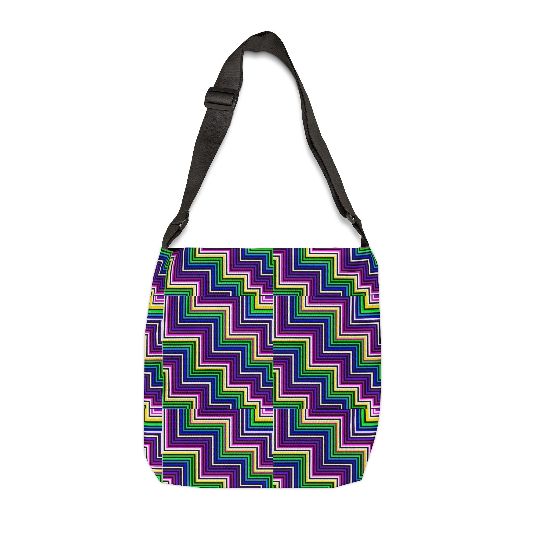 Bold Geometric Tote Bag, Stylish Shopper, Eco-Friendly Carryall, Gift for Her, Travel Accessory, Work or School Bag