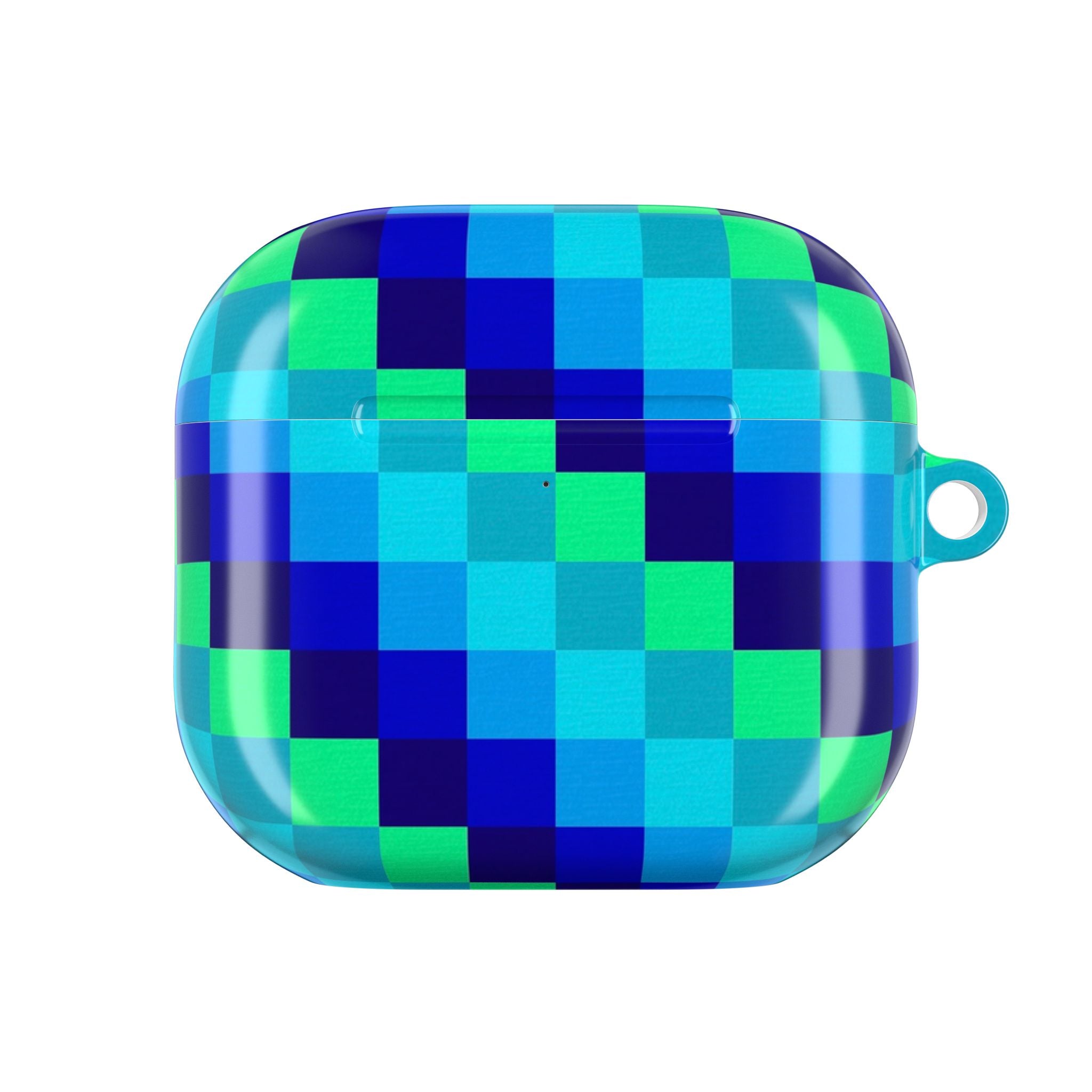 Colorful Pixel Art AirPod Case, Trendy Tech Accessory, Customizable Earbud Holder, Gift for Tech Lovers, Unique Phone Accessory