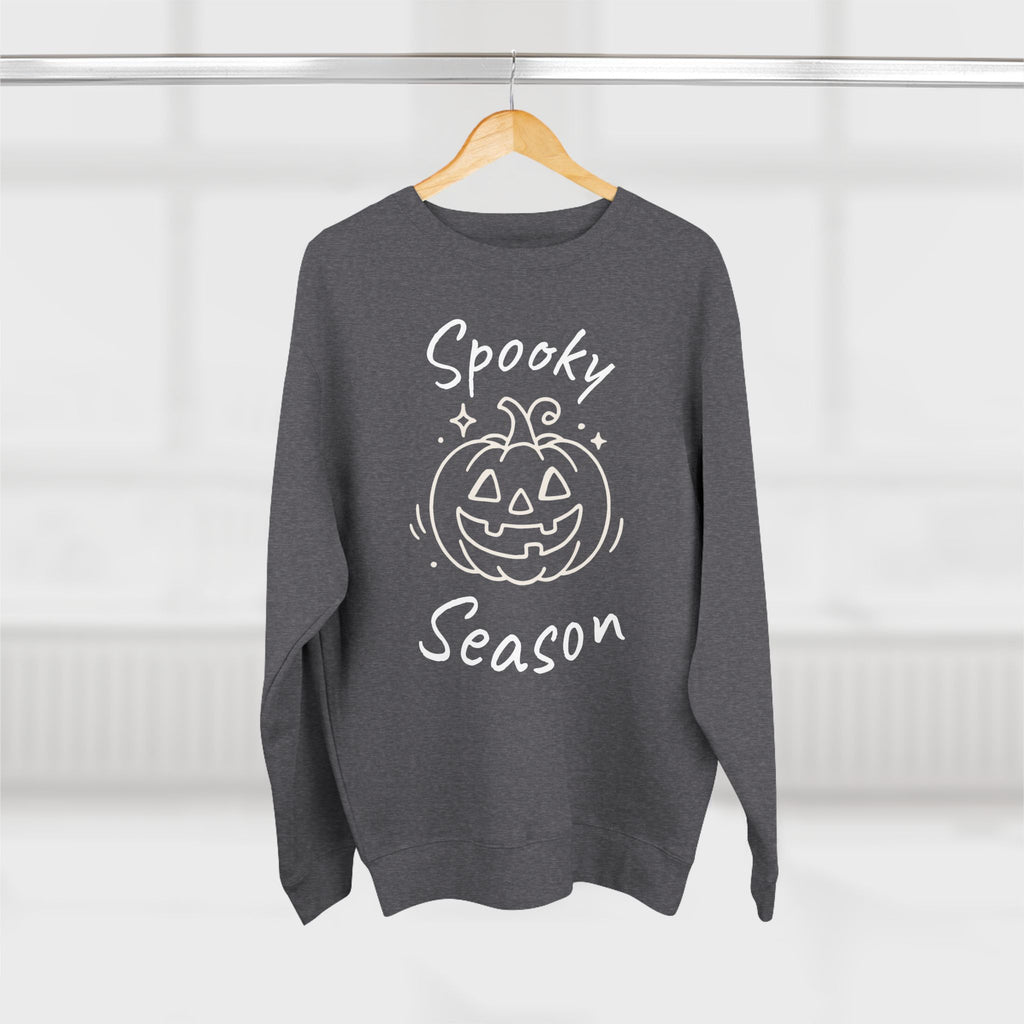 Halloween Pumpkin Sweatshirt, Unisex Crewneck, Cozy Fall Apparel, Spooky Season Fashion, Holiday Gift, Autumn Sweatshirt