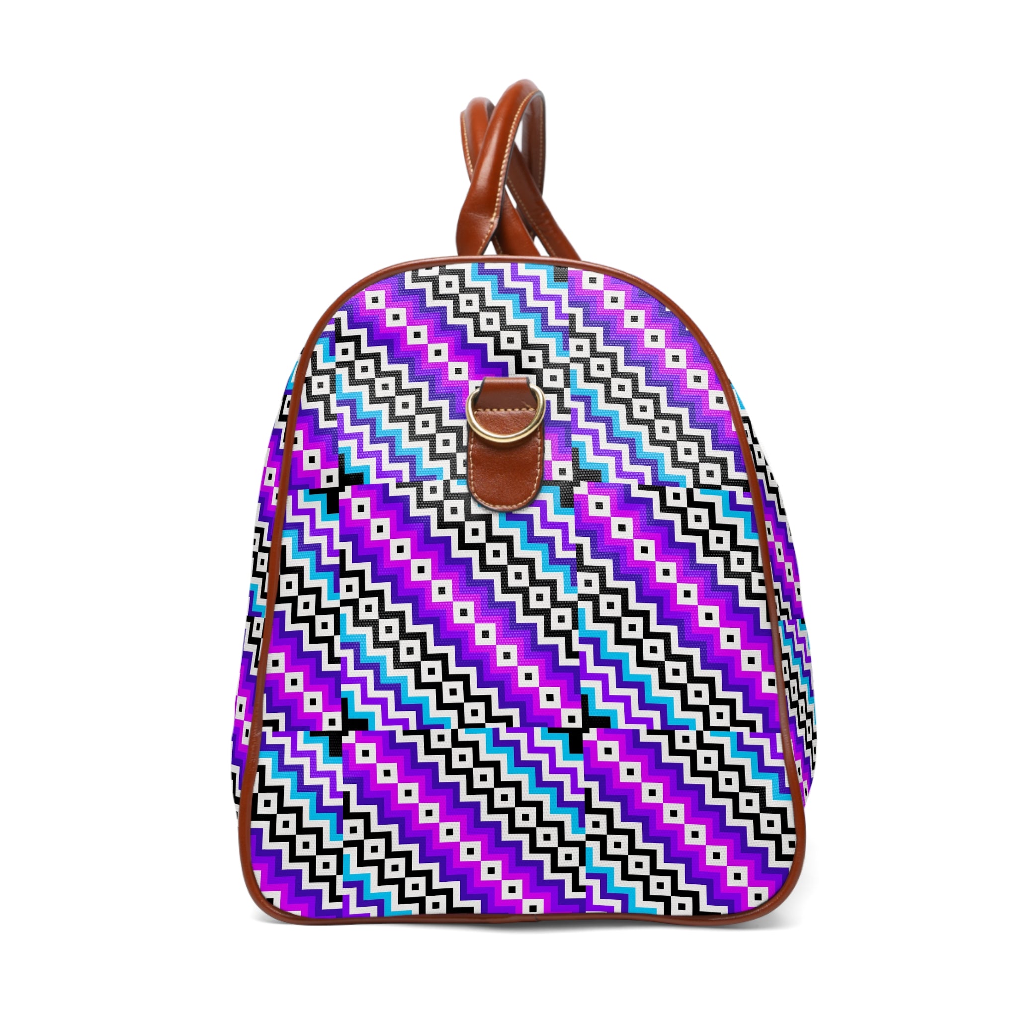Colorful Waterproof Travel Bag, Stylish Duffle Bag, Beach Ready Luggage, Adventure Carry-On, Perfect for Trips & Weekend Getaways