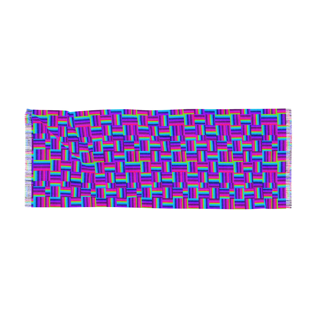 Colorful Woven Light Scarf - Vibrant Accessories for Everyday Style, Spring Fashion, Festivals, Gift for Her