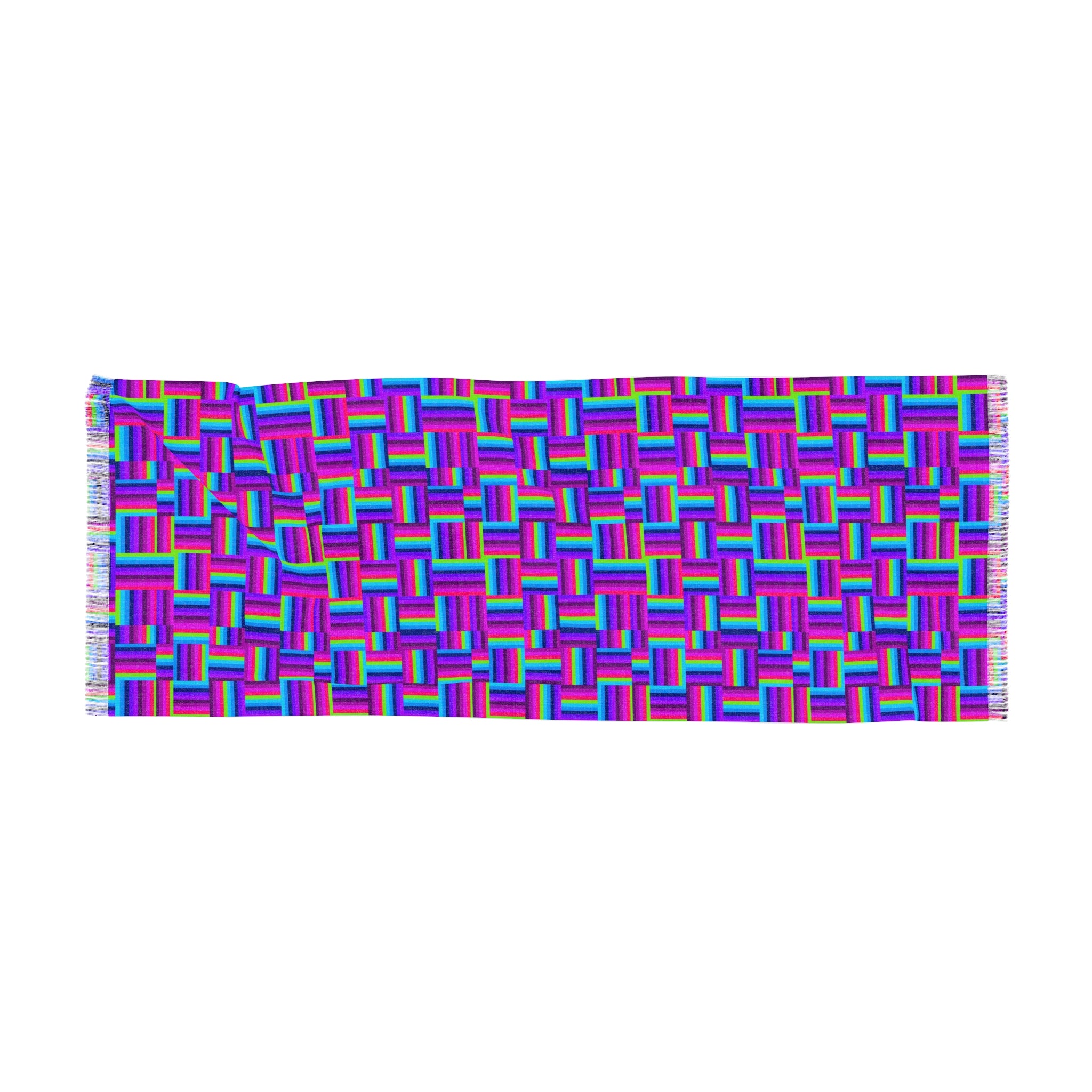 Colorful Woven Light Scarf - Vibrant Accessories for Everyday Style, Spring Fashion, Festivals, Gift for Her