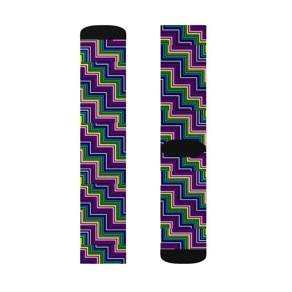 Vibrant Zigzag Sublimation Socks, Stylish Crew Socks, Unique Gift for Fashion Lovers, Cozy Casual Wear, Perfect for Holidays and [...]