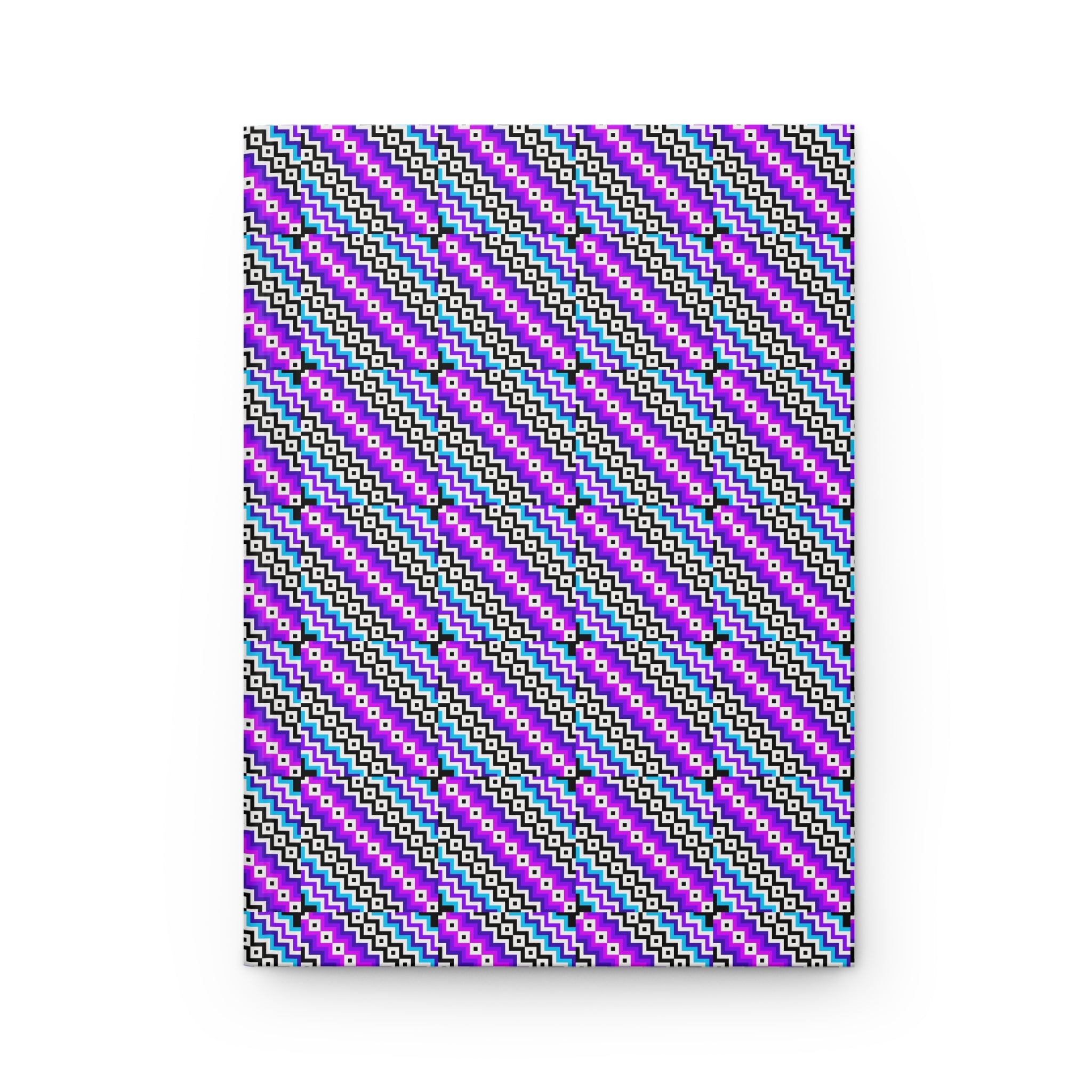 Colorful Geometric Hardcover Journal, Artistic Notebook, Stylish Diary, Gift for Writers, Journaling, Home Office Decor, Creative Planning