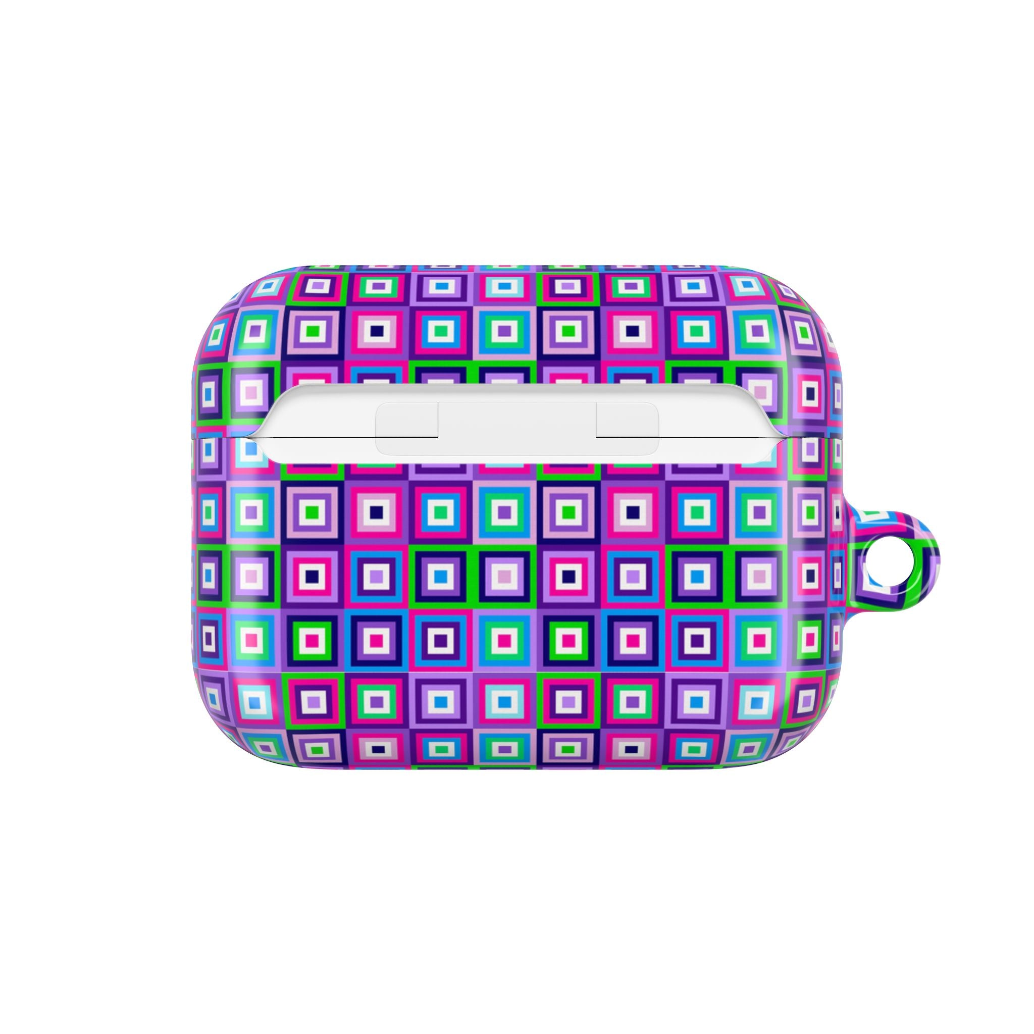 Colorful Geometric AirPod Cases – Trendy Accessory, Gift for Music Lovers, Fun Tech Style, Cute AirPods Cover, Modern Tech Gadget
