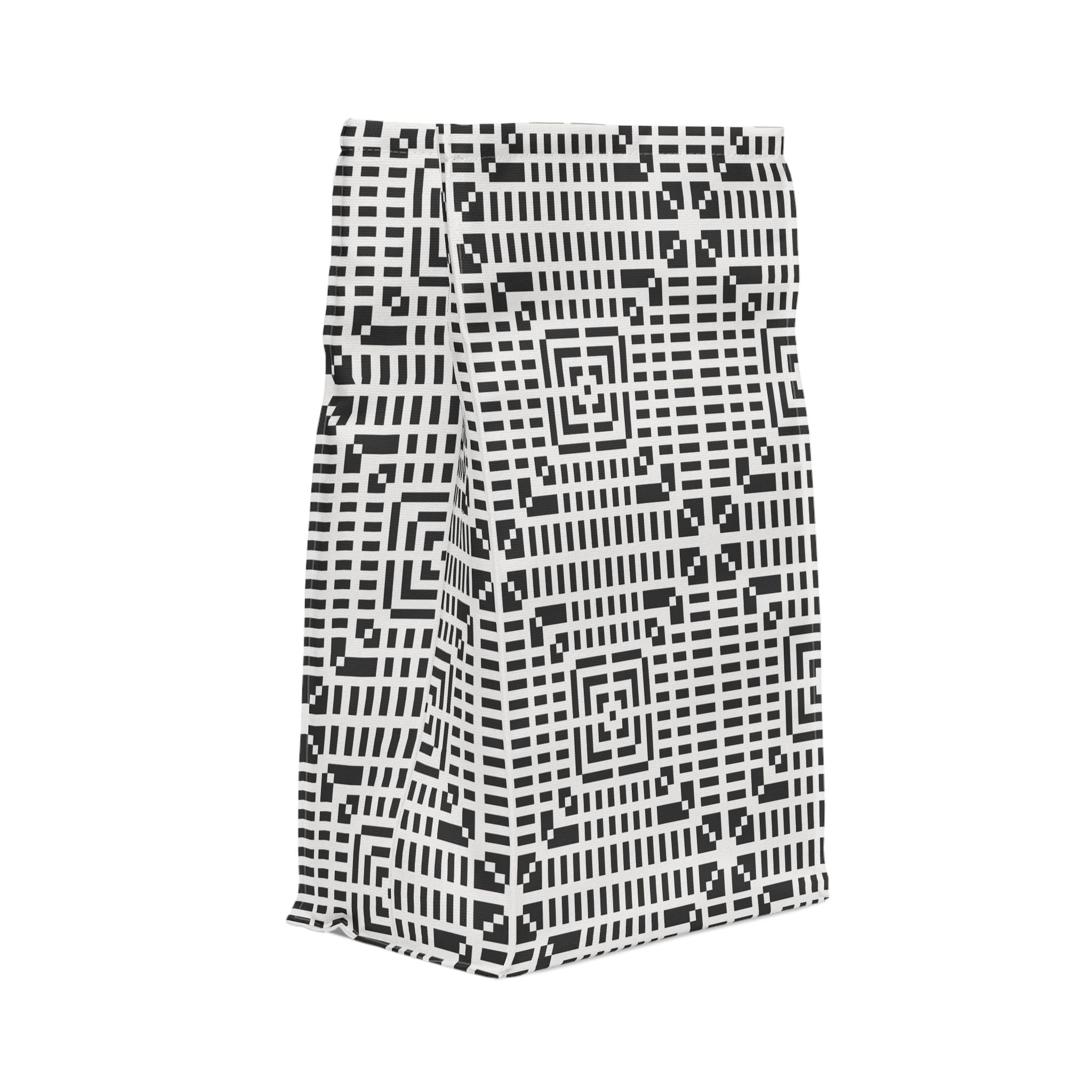Stylish Polyester Lunch Bag, Modern Lunch Tote, Reusable Food Carrier, Eco-friendly Snack Bag, Minimalist Design