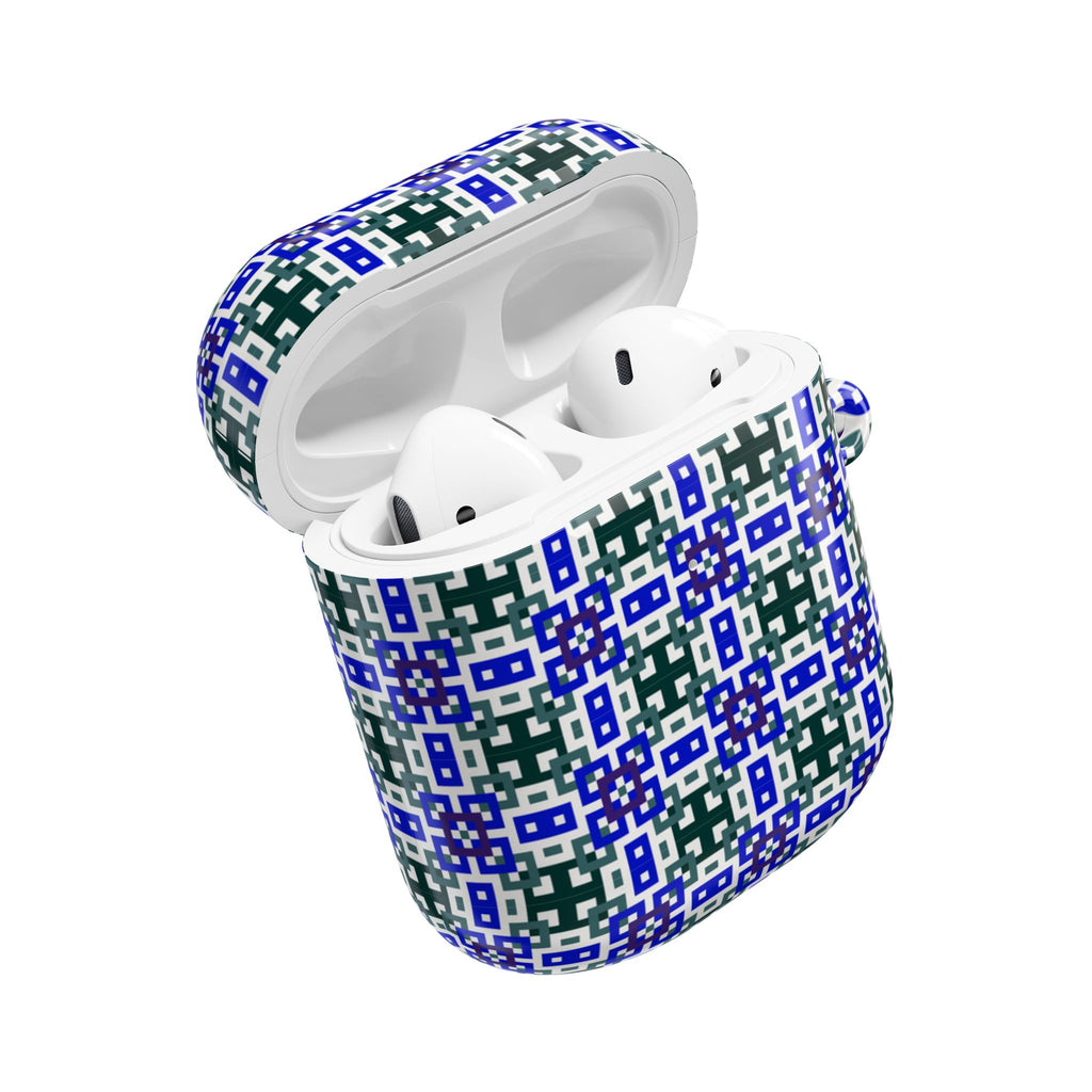 Stylish AirPod Case with Geometric Pattern - Customizable Earbud Protector for Gifts, Fashion Accessory, Tech Gadget Cover, Travel [...]