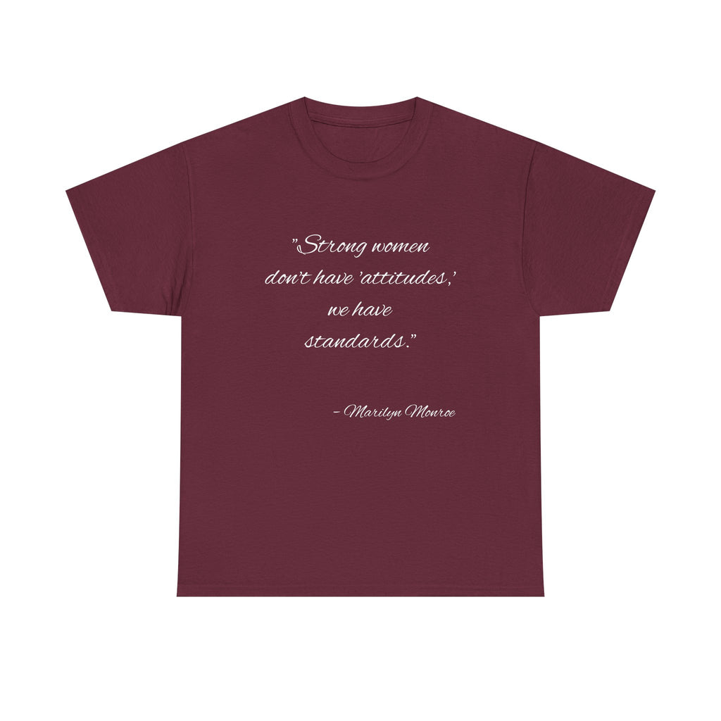 Strong Women Unisex Heavy Cotton Tee - Empowerment Shirt, Inspirational Apparel, Gift for Her, Birthday Gift, Motivational Quote Tee