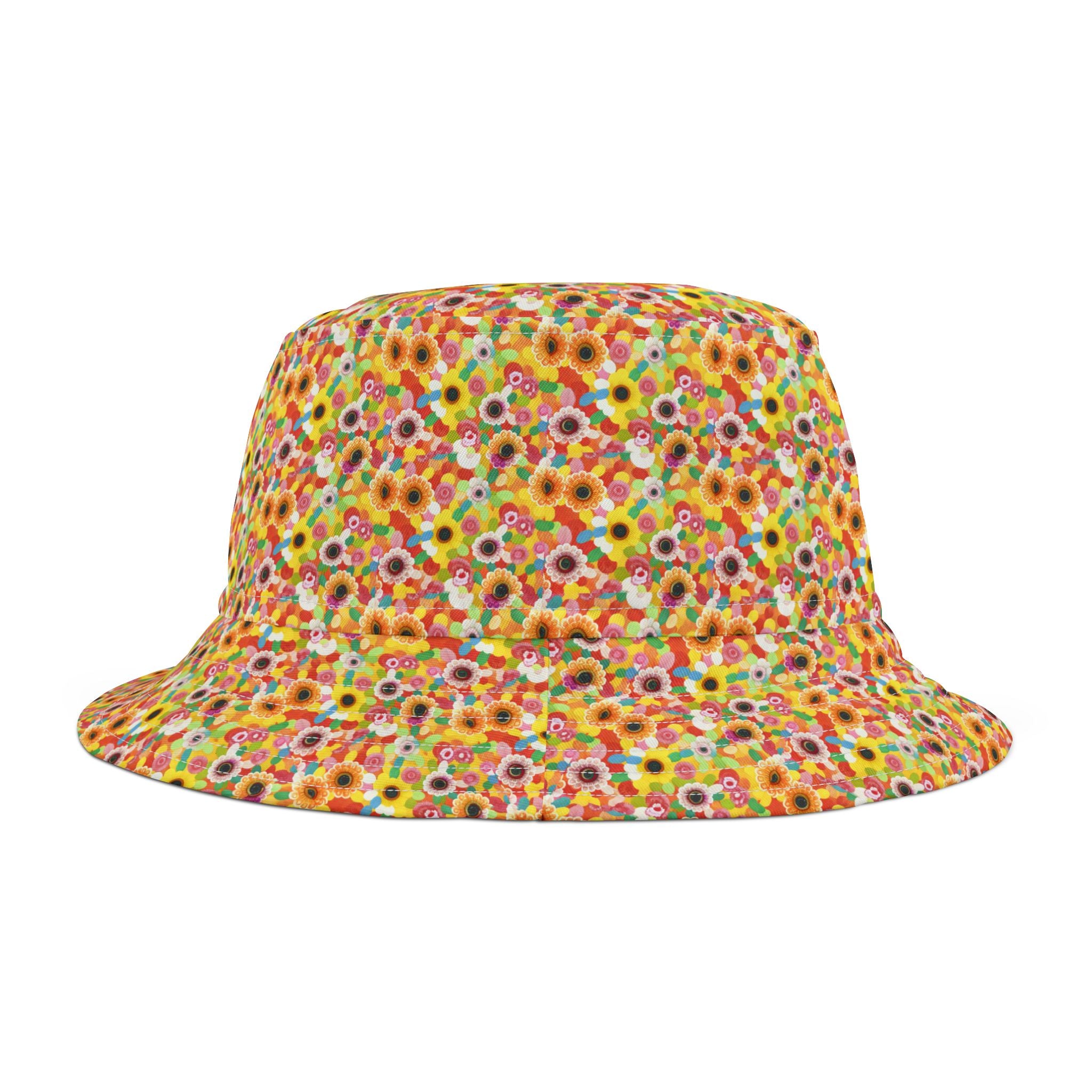 Colorful Floral Bucket Hat, Summer Accessories, Trendy Sun Protection Hat, Festival Wear, Vacation Essentials, Gift for Her